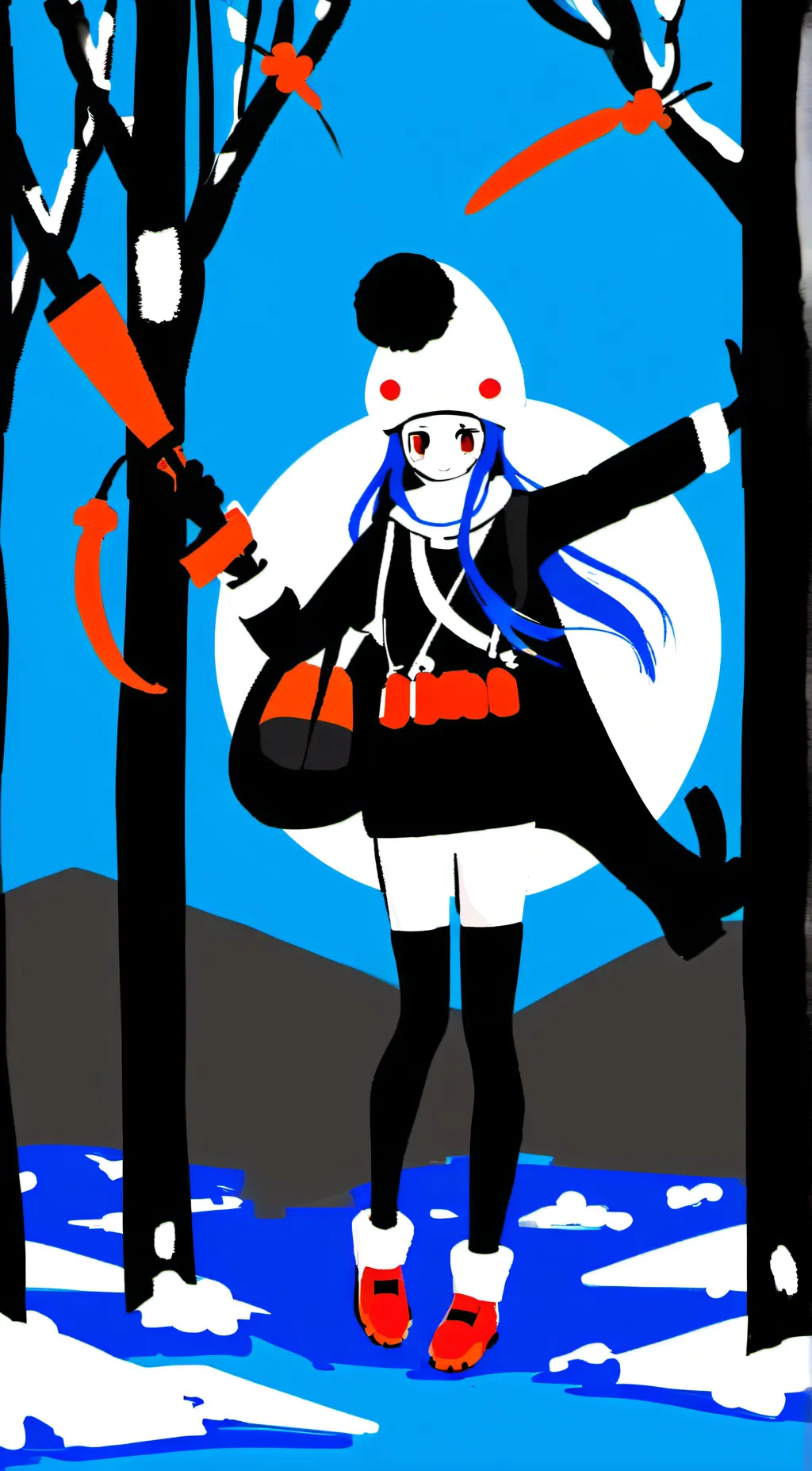 ai character: Vees background