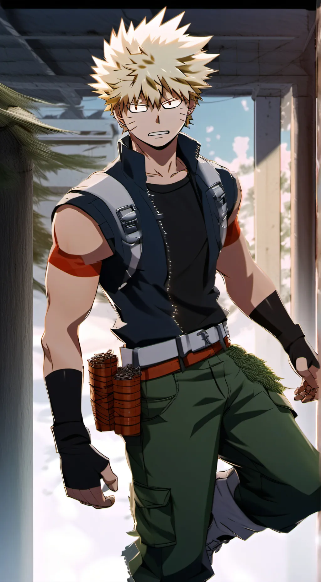 ai character: bakugo background