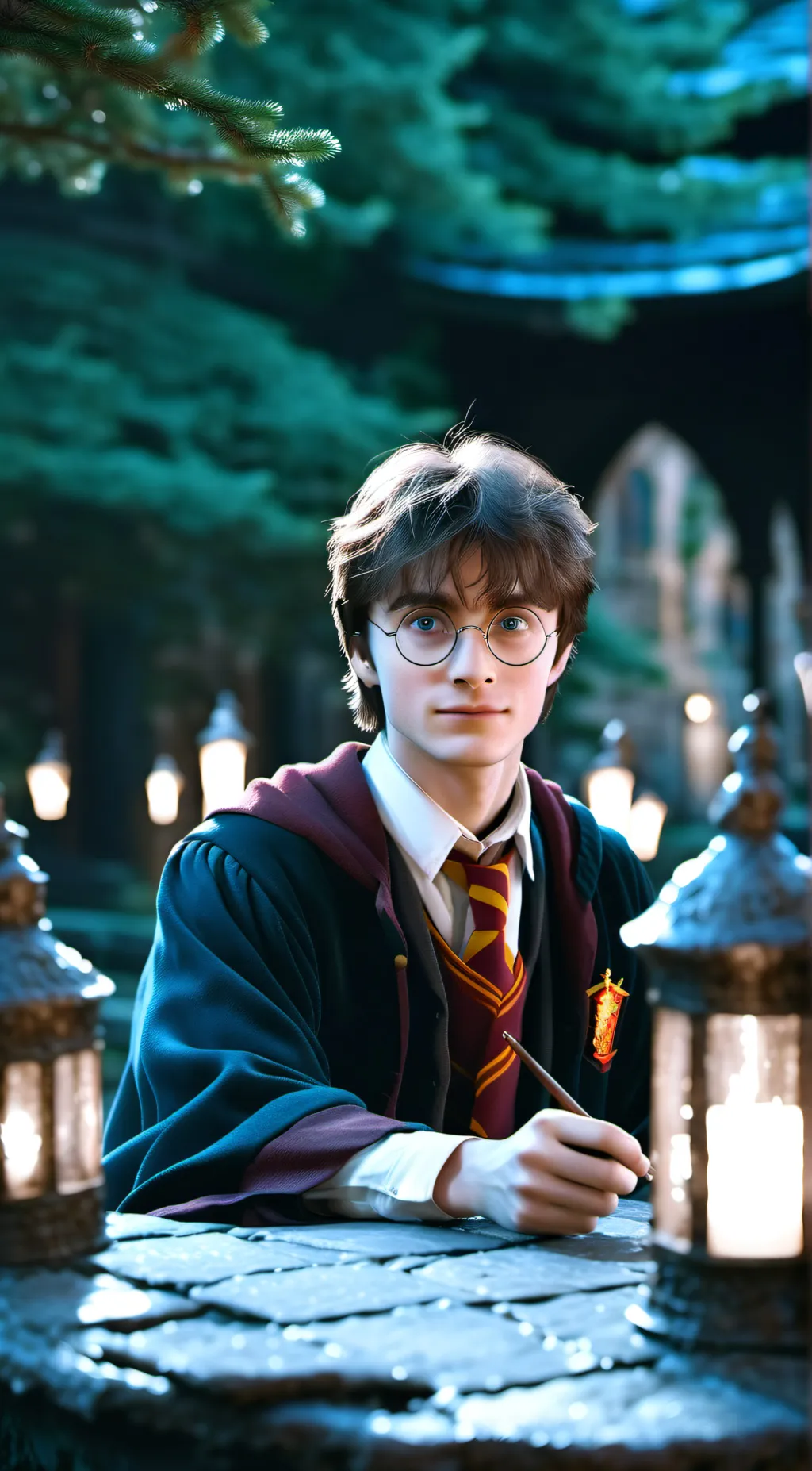 ai character: Harry Potter background