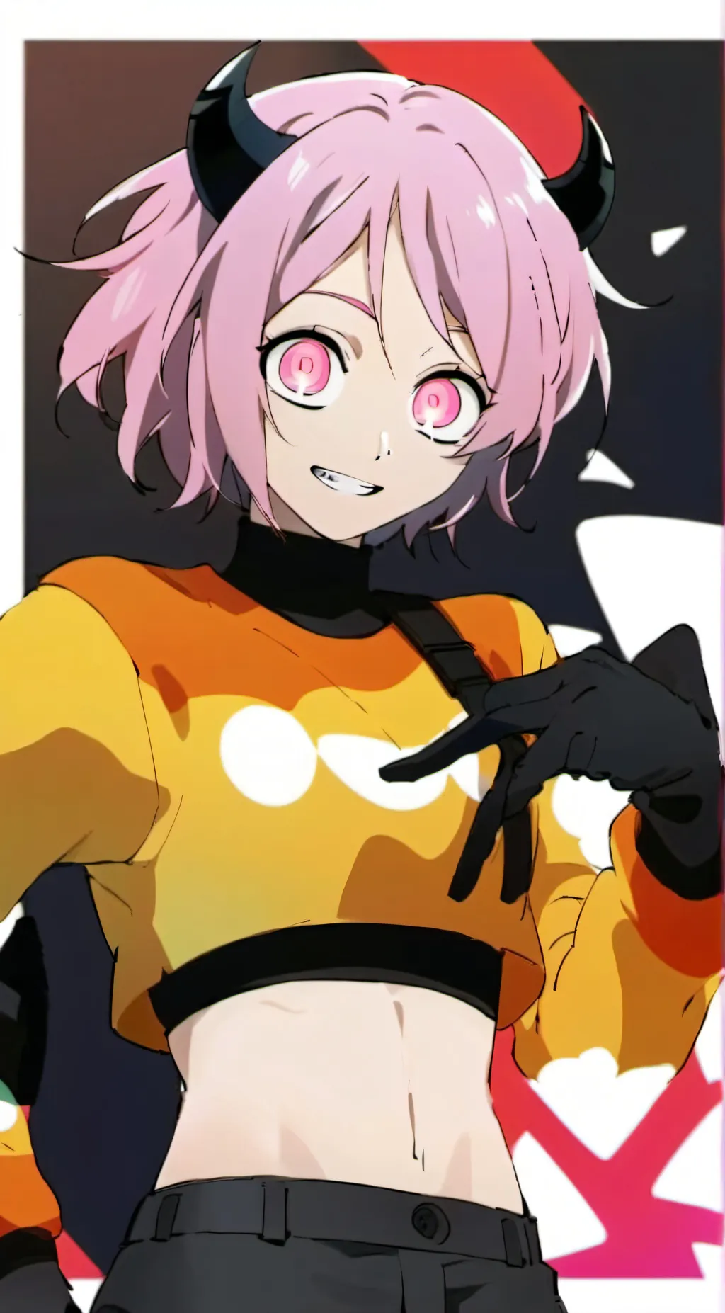 ai character: Mina Tf gf background