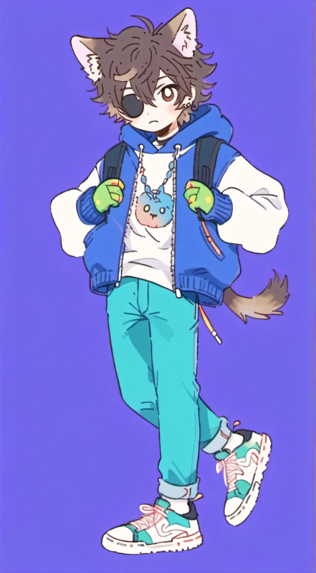 ai character: Alex (nvm no mark) background