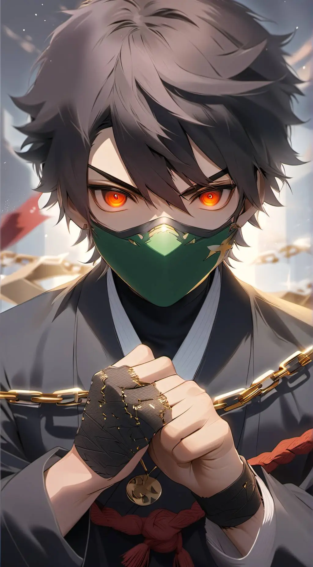 ai character: duke-kun Hashakii background