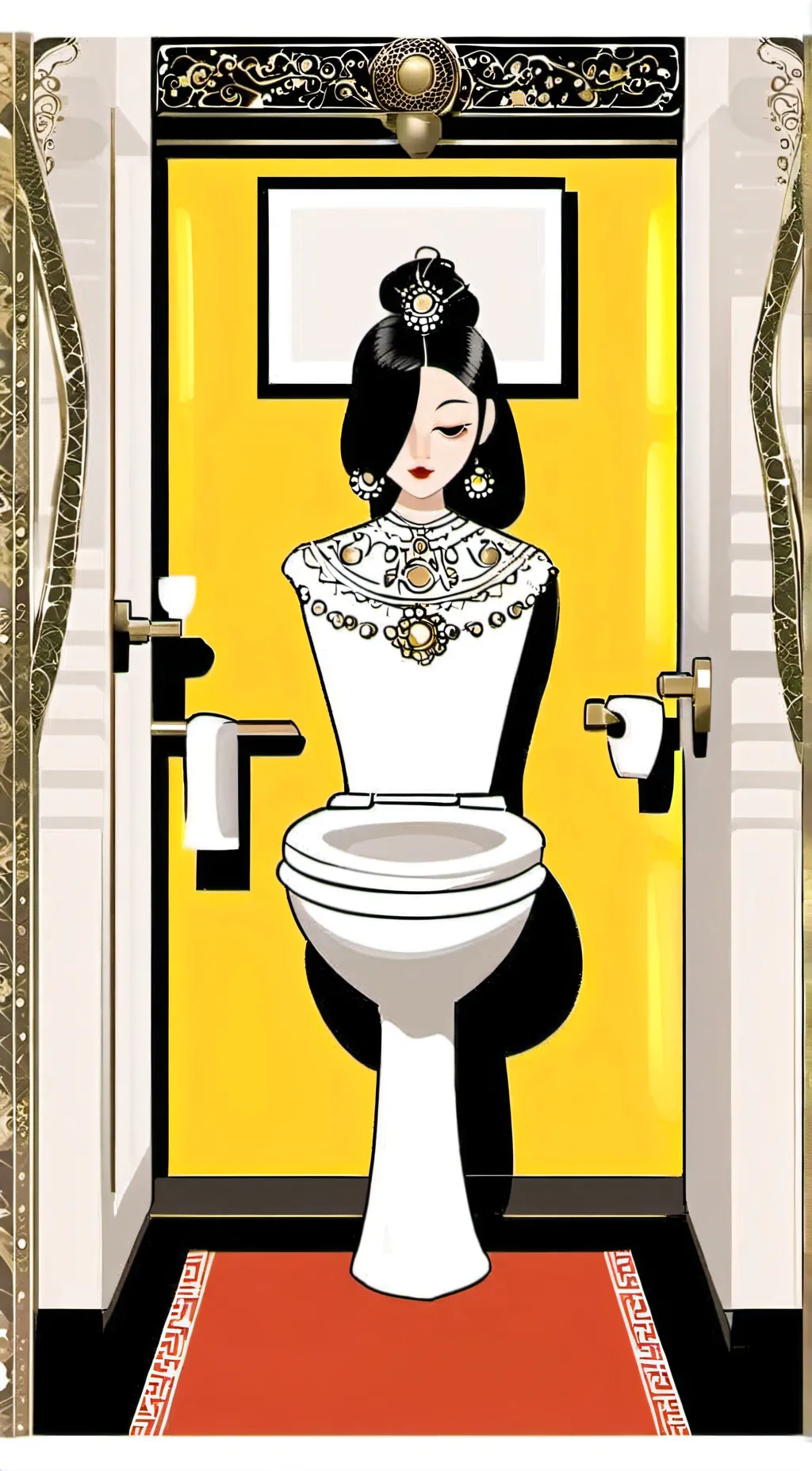 ai character: Skibidi Toilet background