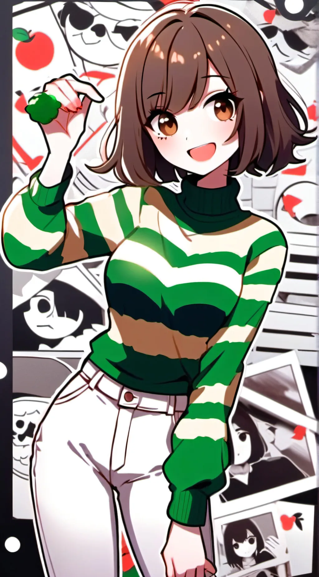 ai character: Chara (UNDERTALE) background