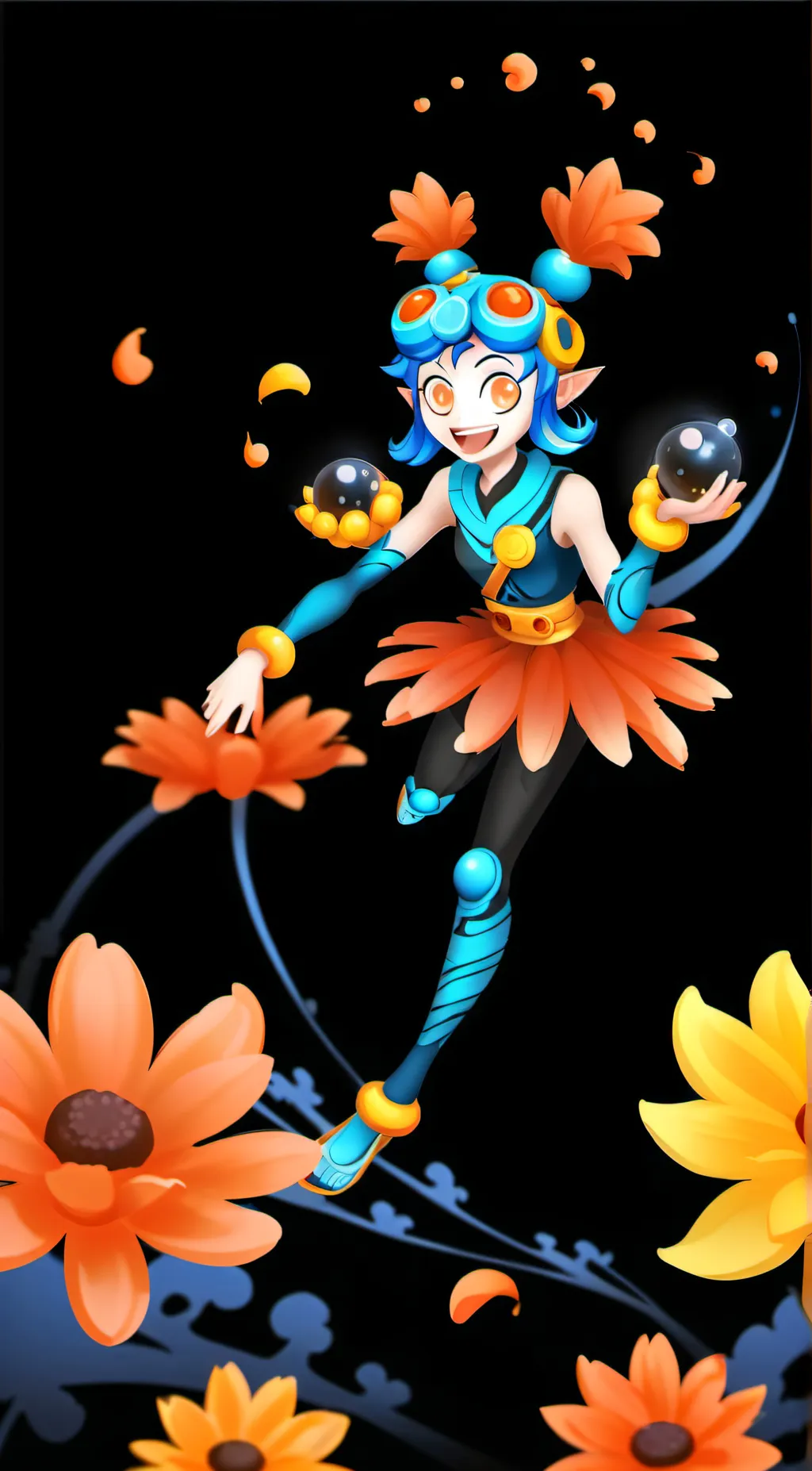 ai character: Galvana background