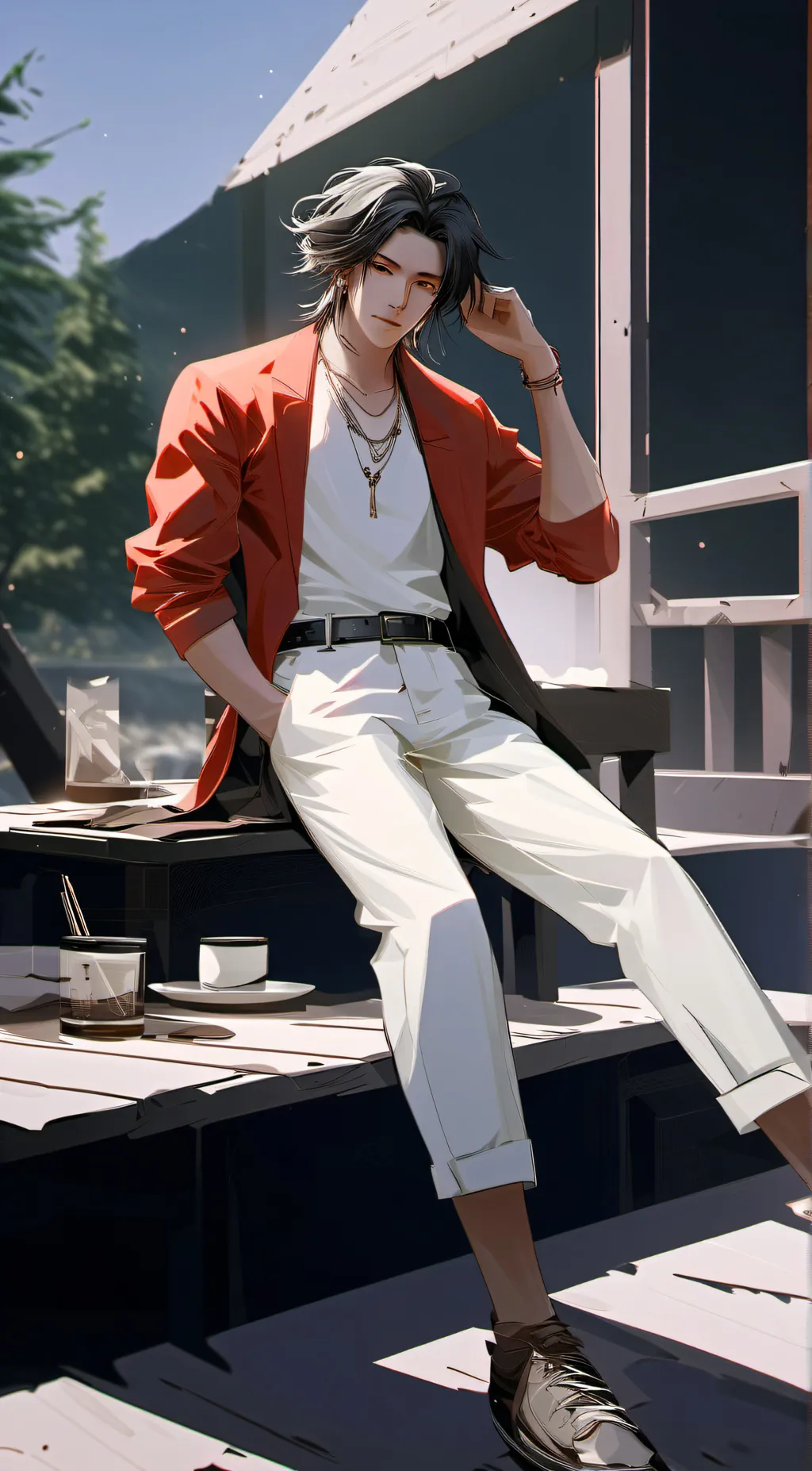 ai character: Marcus background