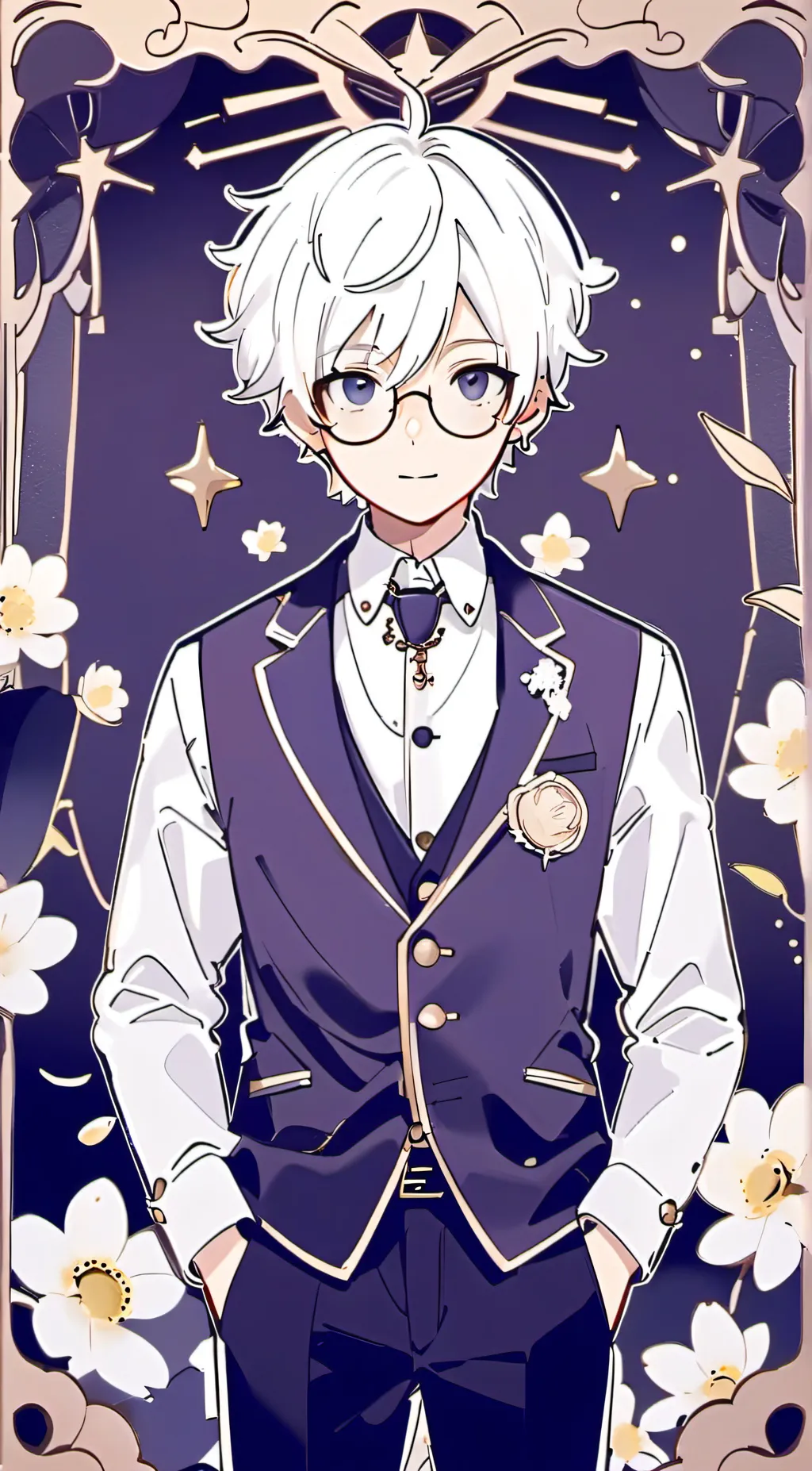 ai character: 🐶Milo🐶 background