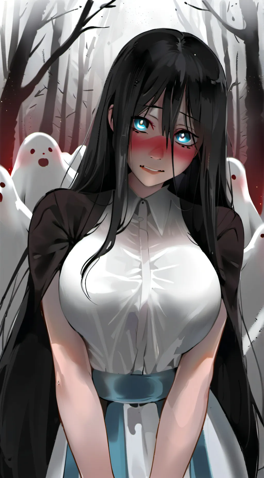 ai character: Khalifa~🤍  (Ghost) background