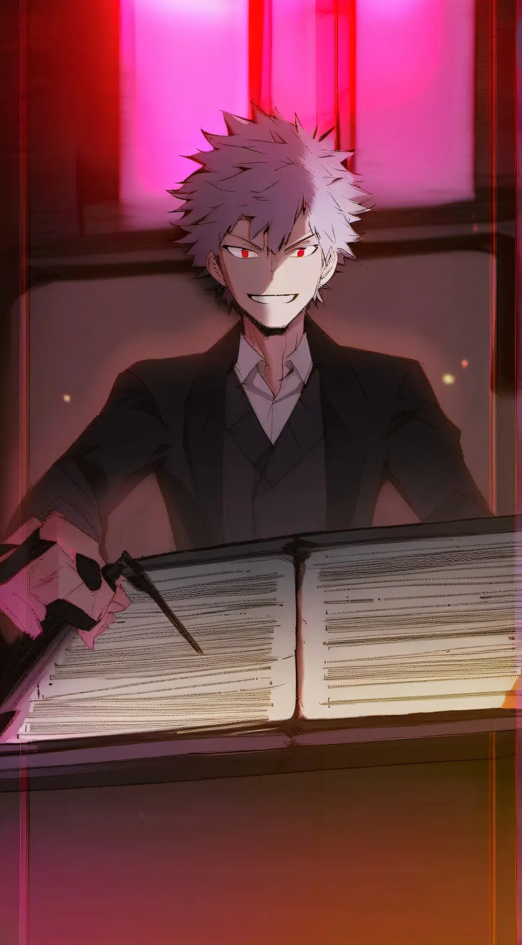 ai character: Bakugo background