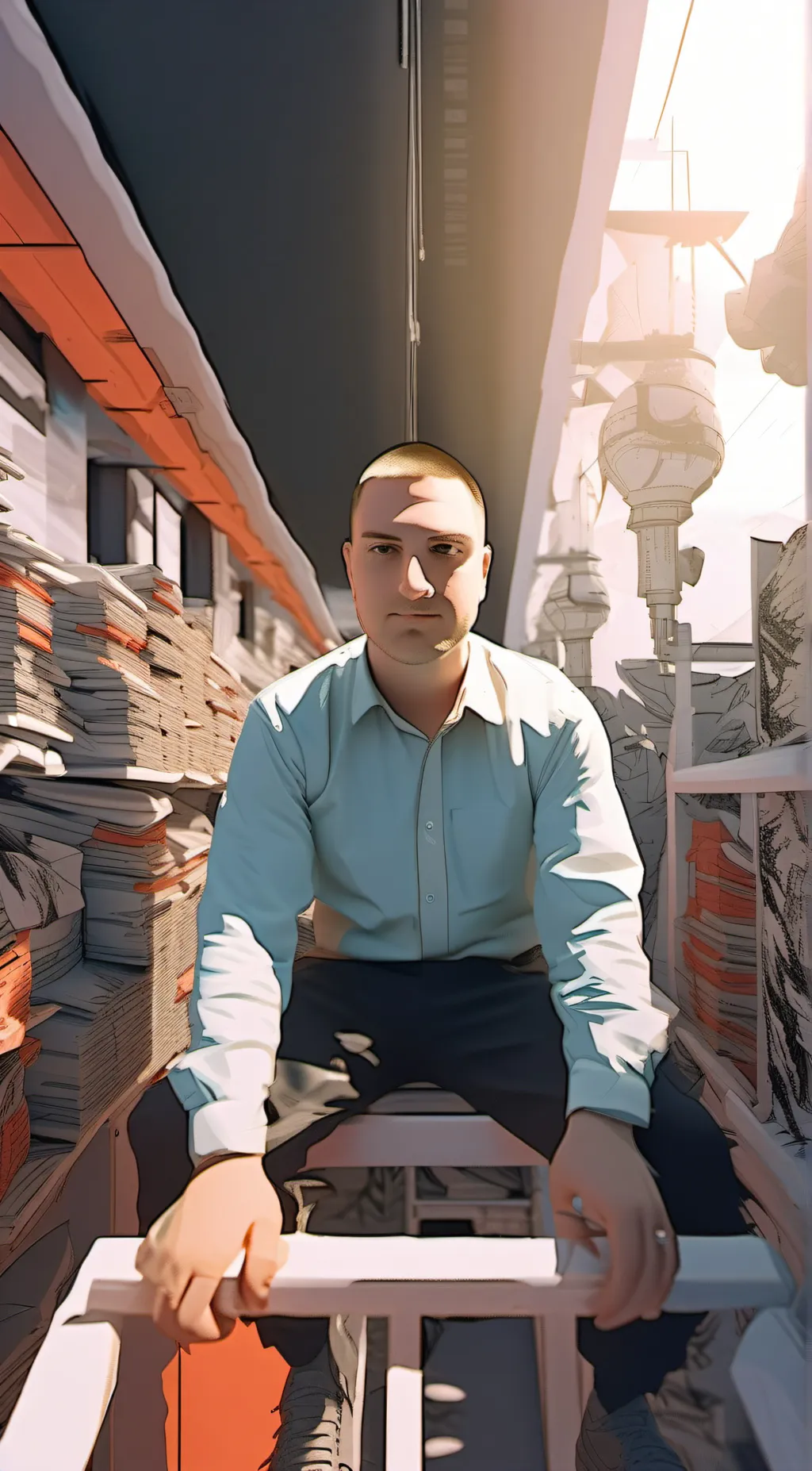 ai character: Evan background