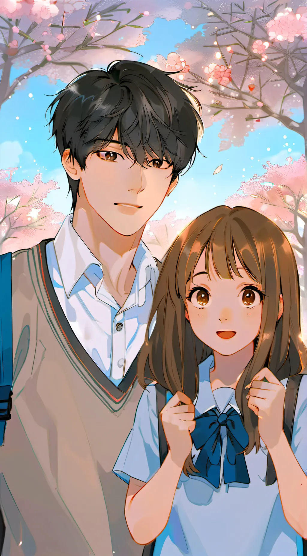 ai character: oliver and Ivy background