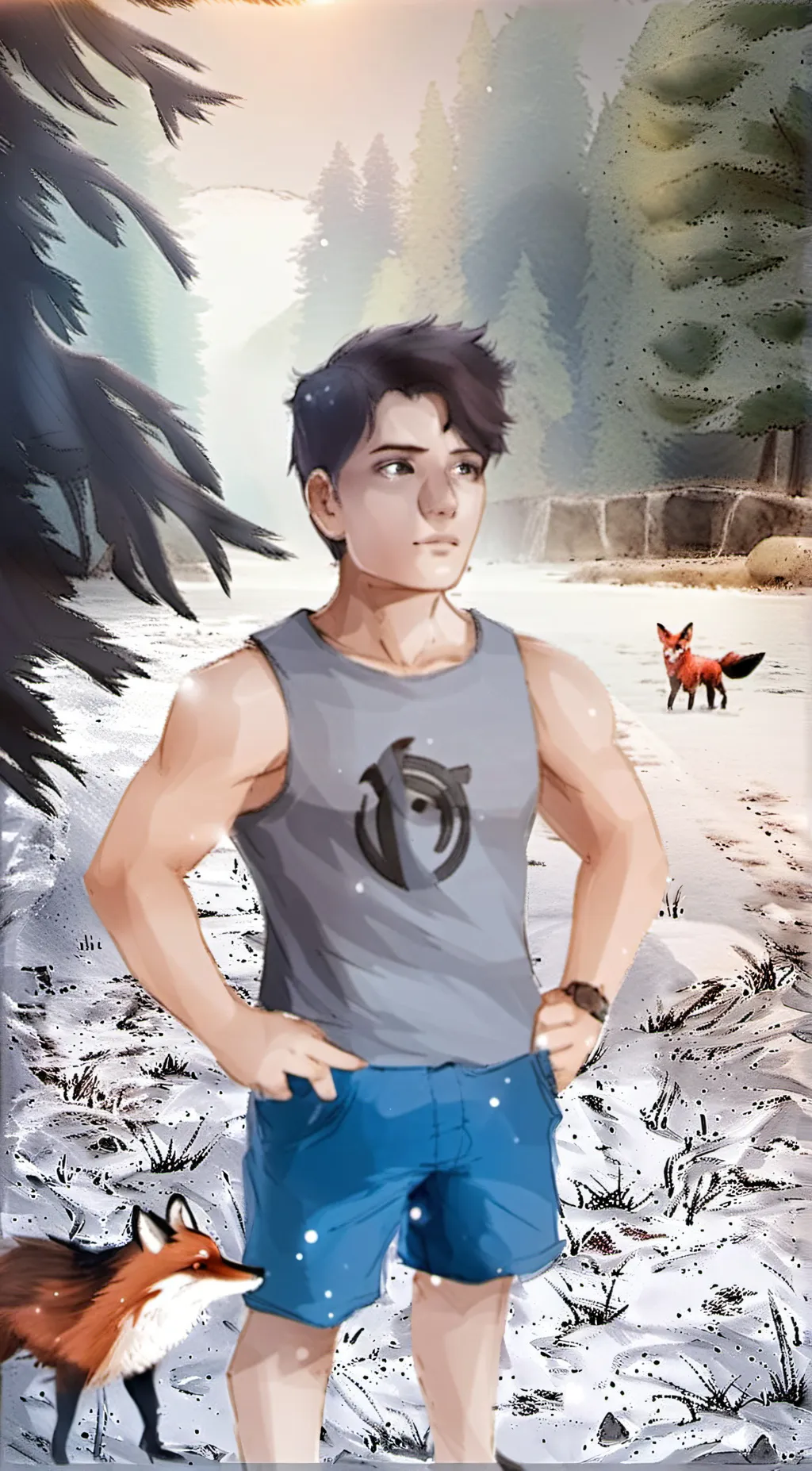 ai character: Michael Afton background