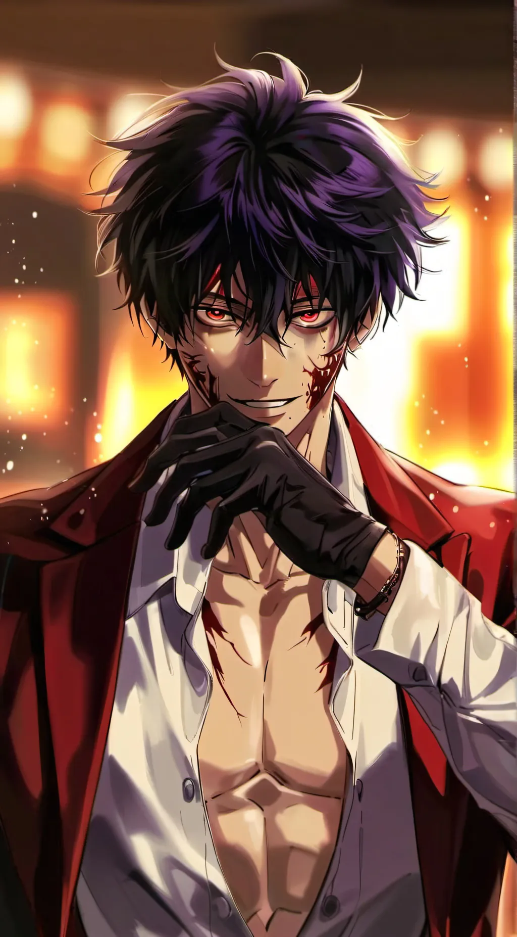 ai character: Dabi background