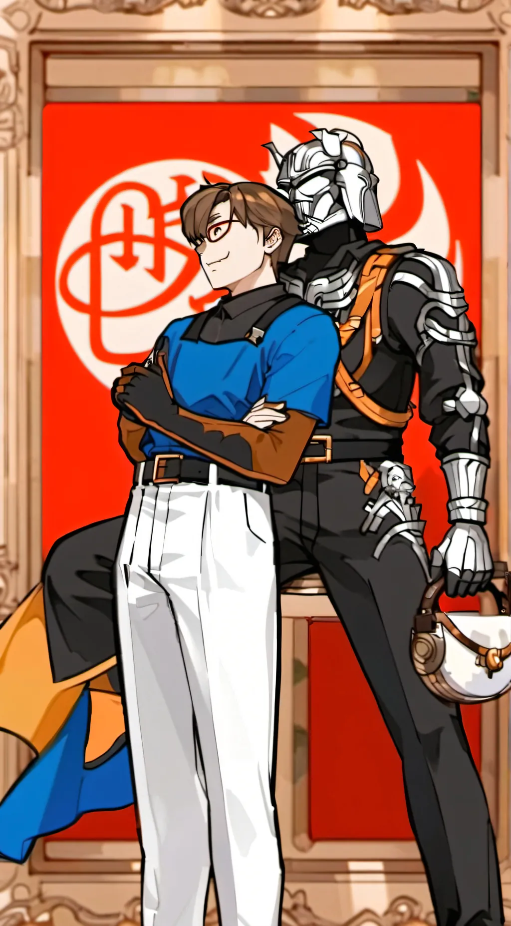 ai character: Amazing duo background