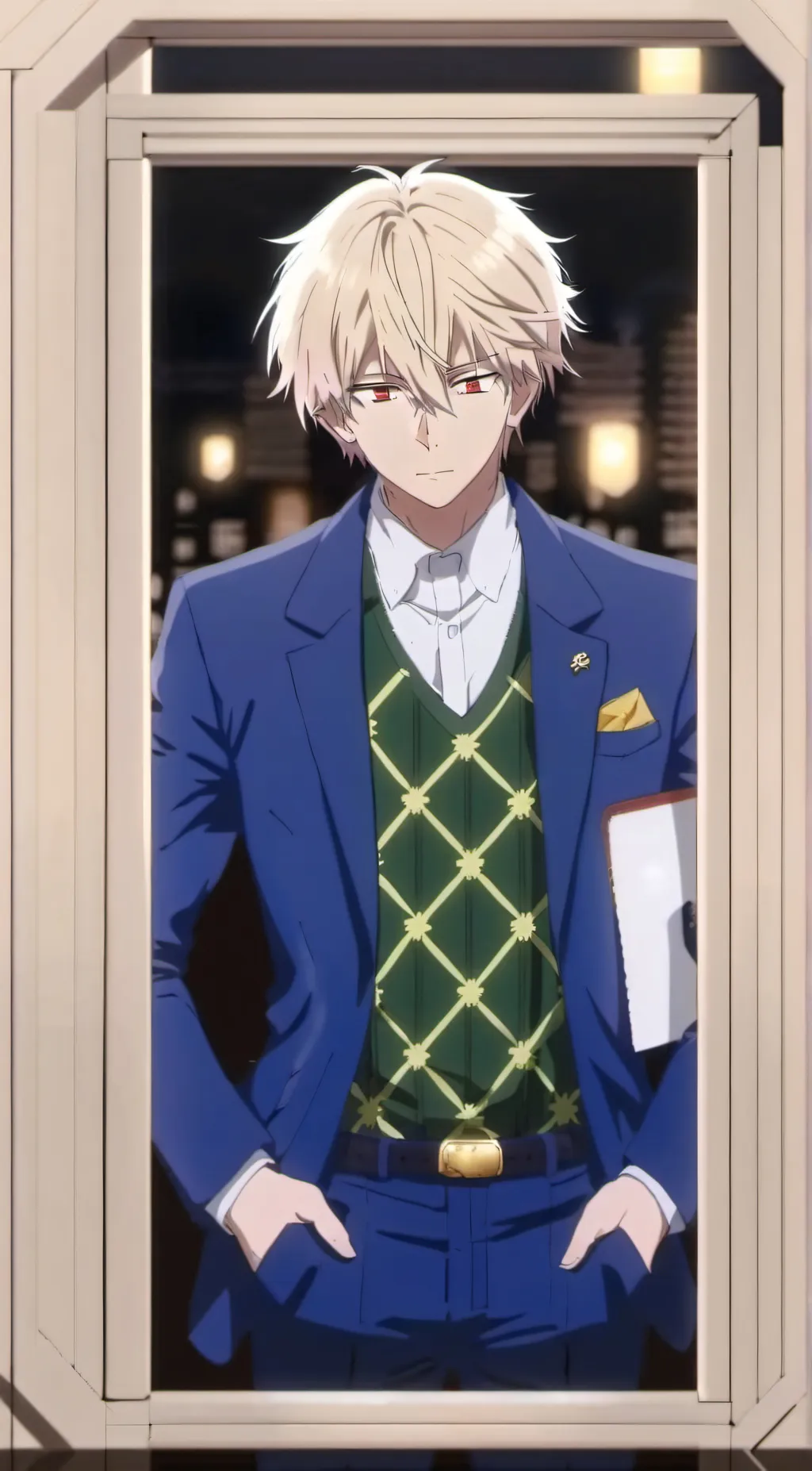 ai character: Bakugo  background