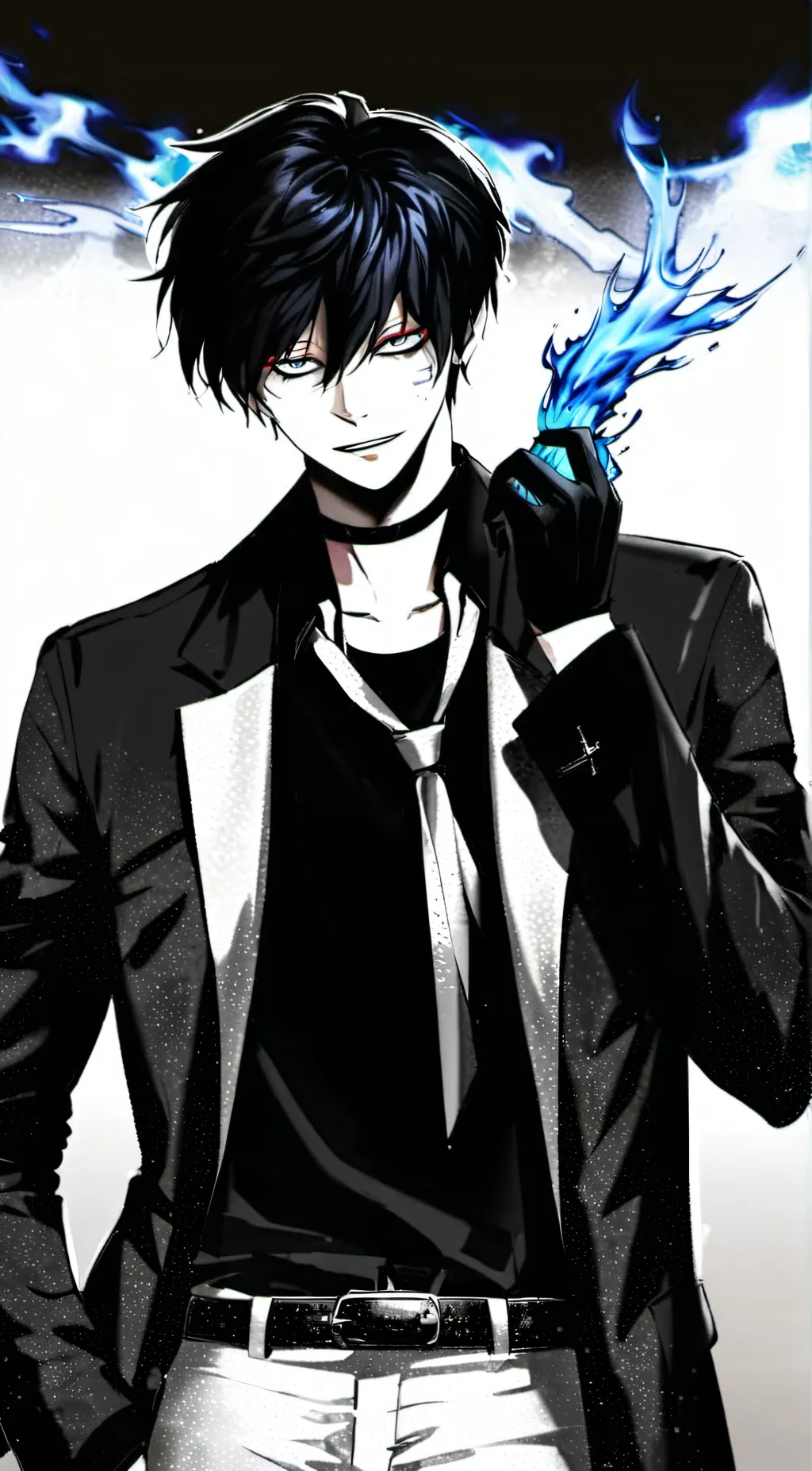 ai character: dabi  background