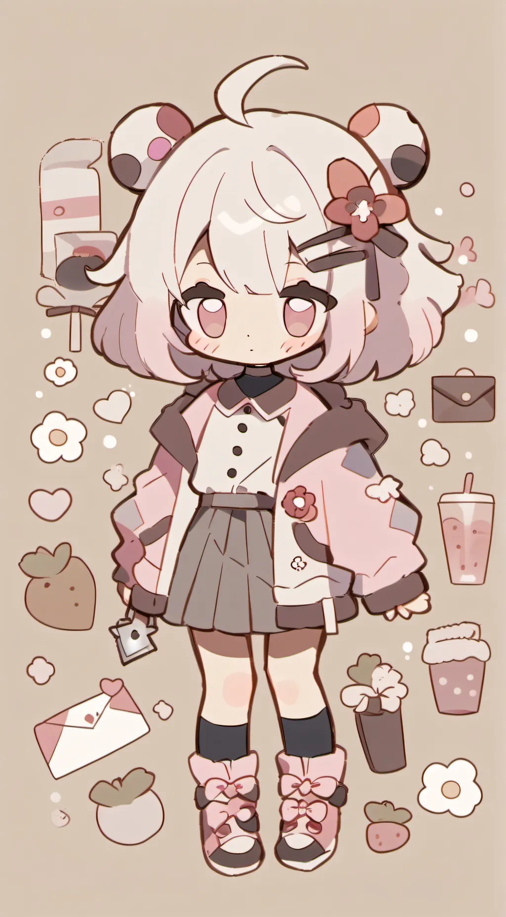 ai character: Lilly background