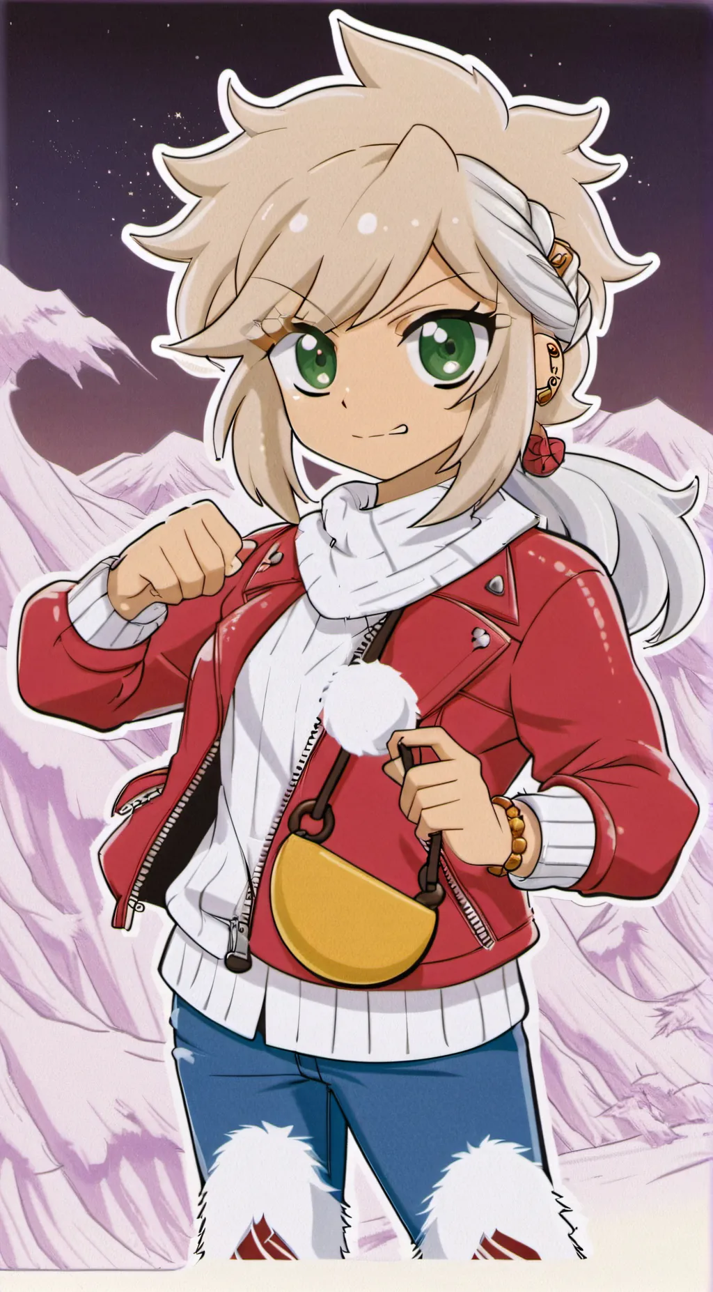 ai character: Applejack  background