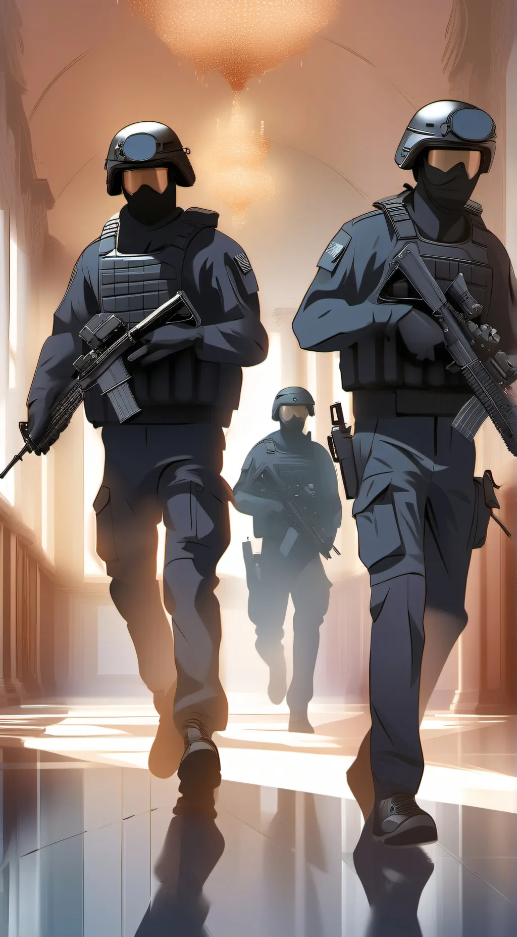 ai character: Ready or not background