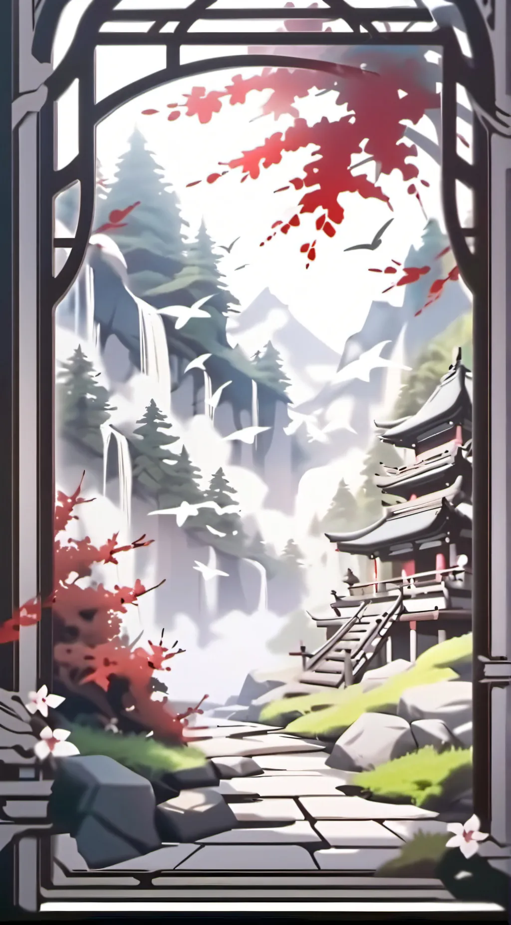 ai character: Red guy background