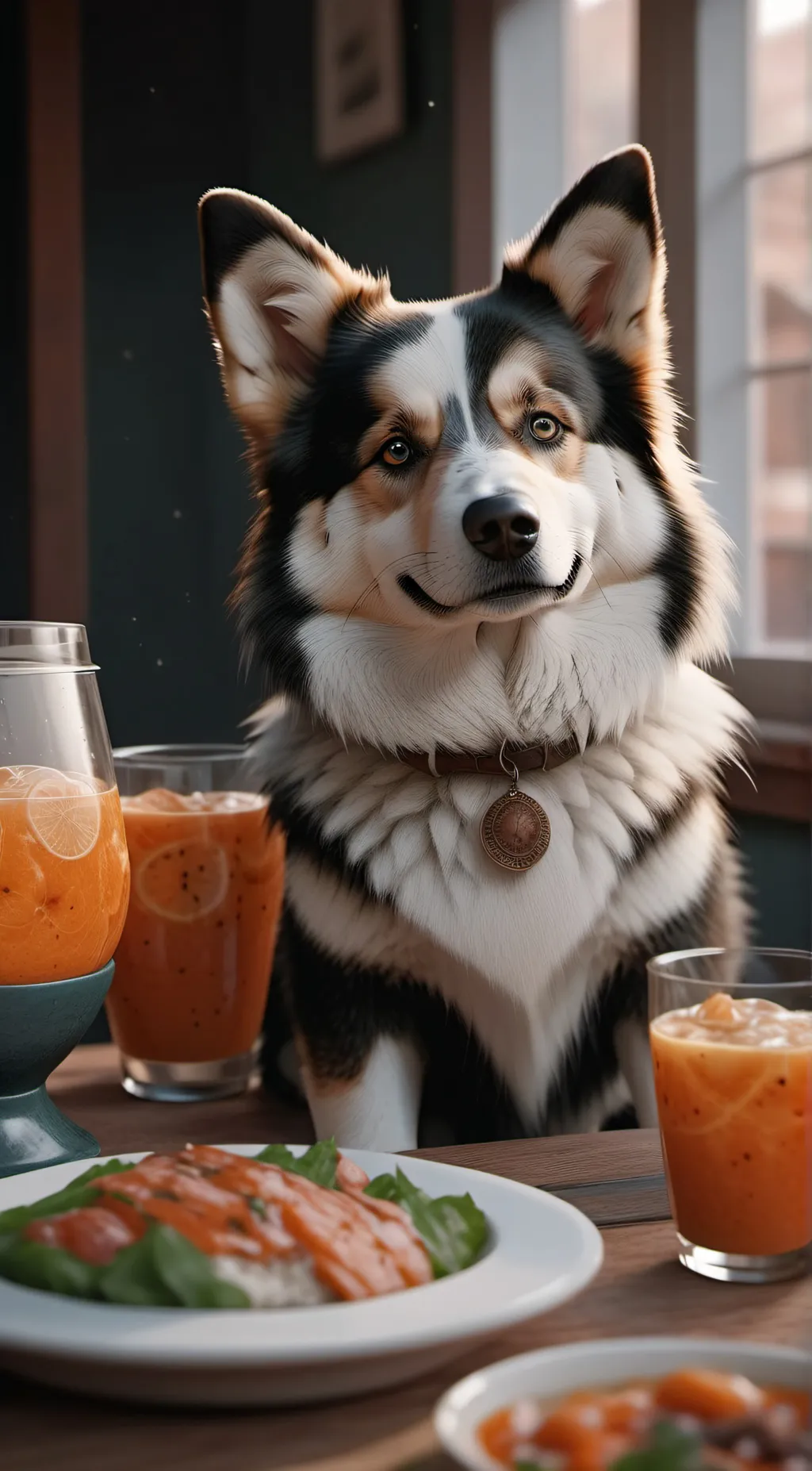 ai character: Ur concert background