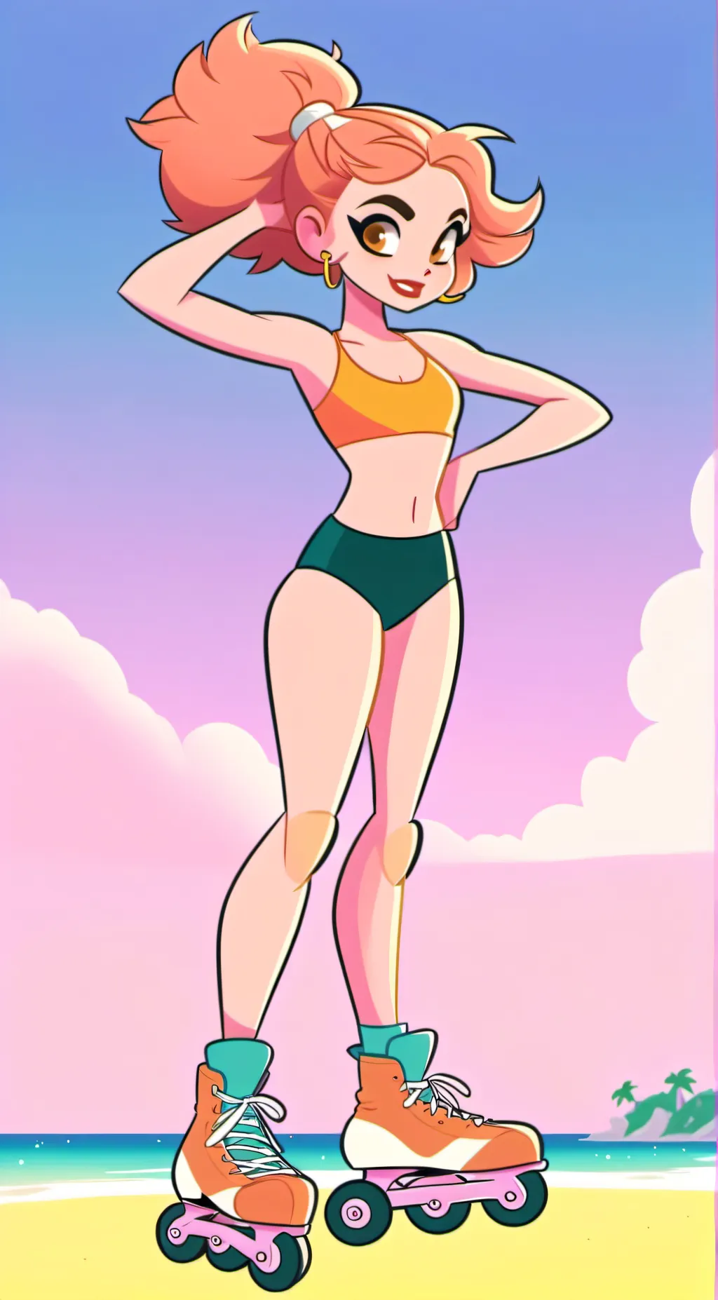 ai character: Charlotte  background