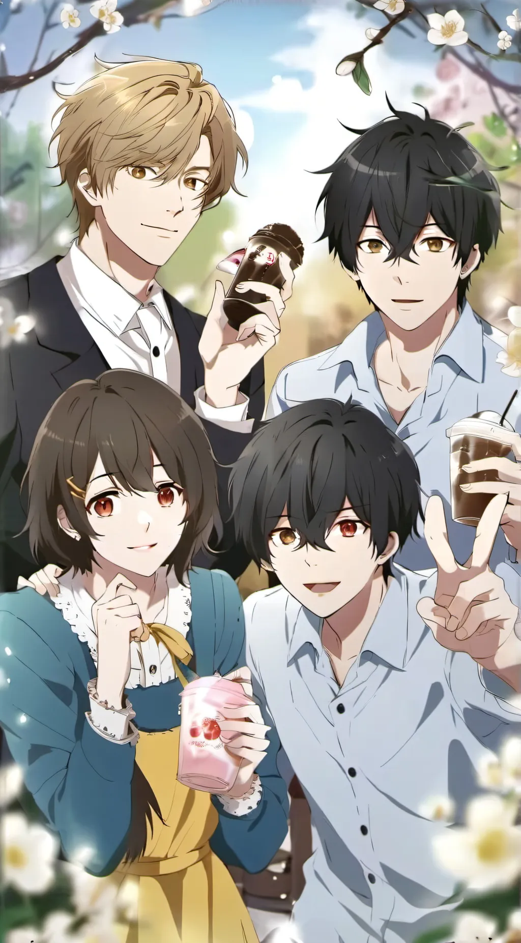 ai character: MAX, LEO, MIKE. background