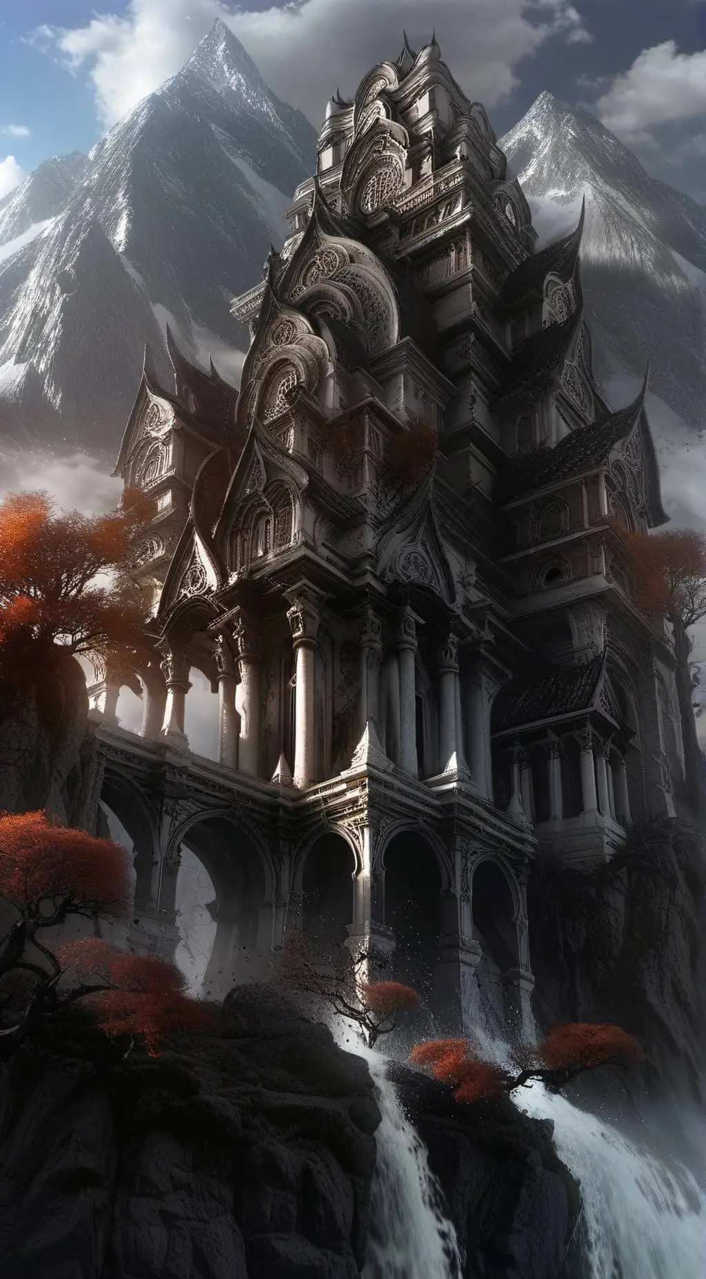 ai character: Mount Olympus  background