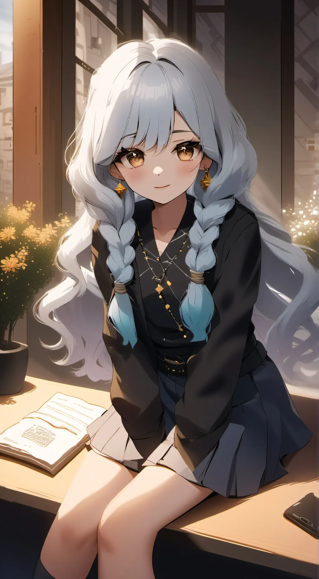 ai character: Sophia background