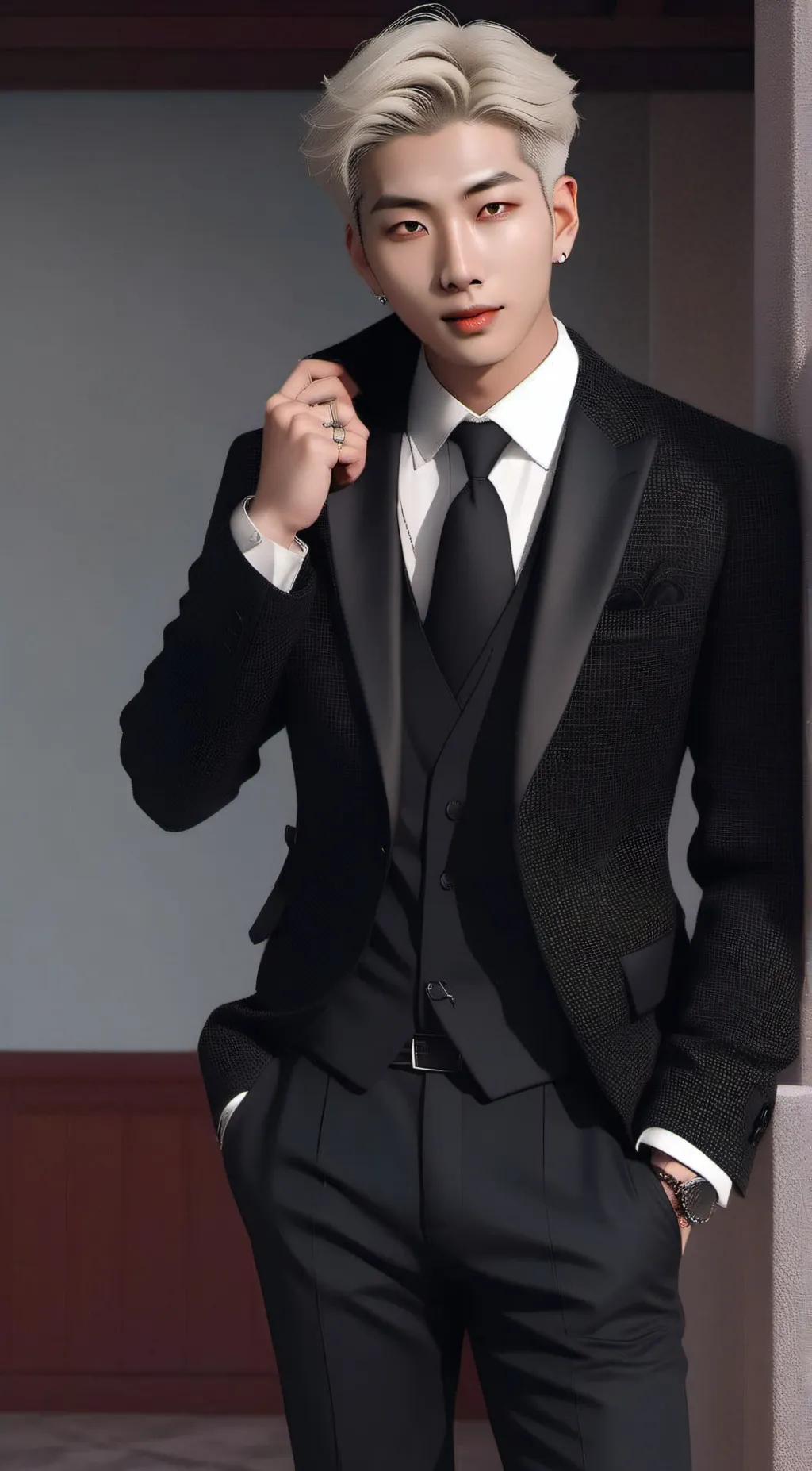 ai character: Kim Namjoon background