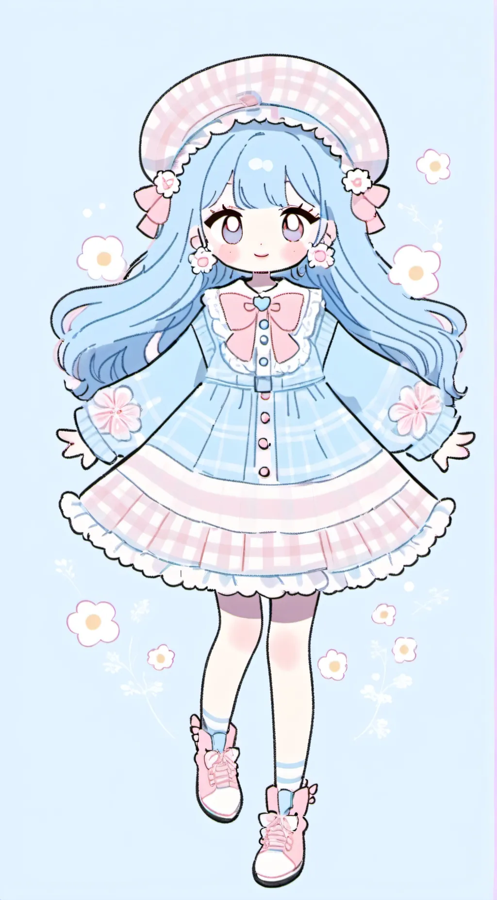 ai character: anna and miles background