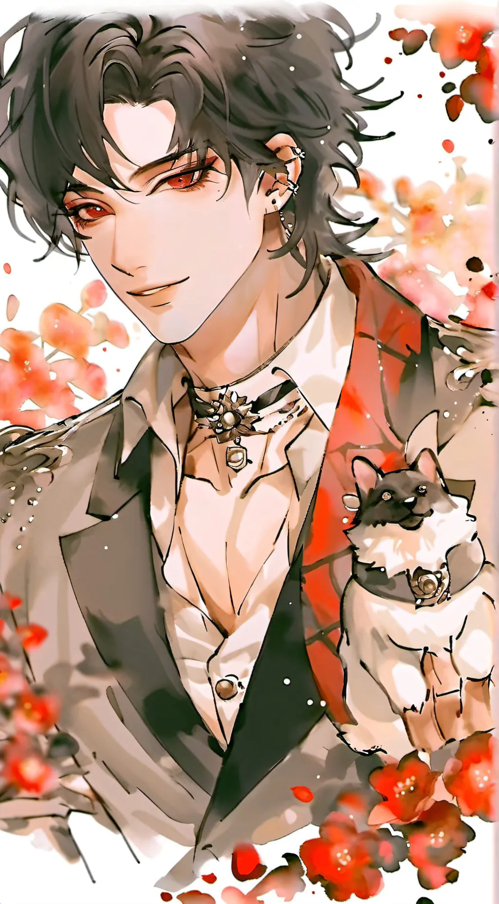 ai character: ★°•Xavier•°★ background