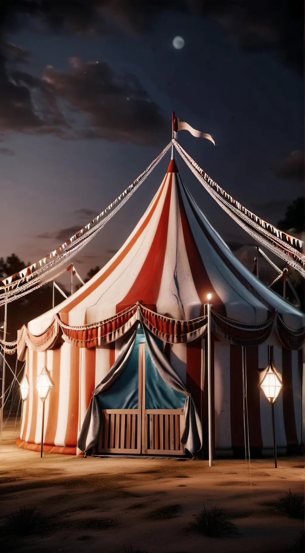 ai character: tadc sleep over background