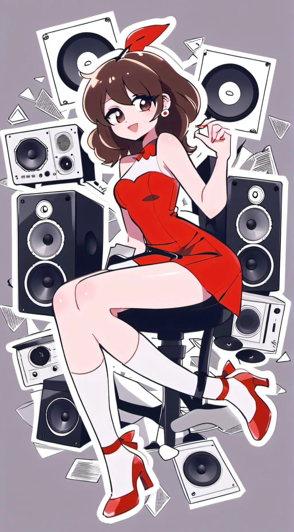 ai character: Girlfriend fnf background