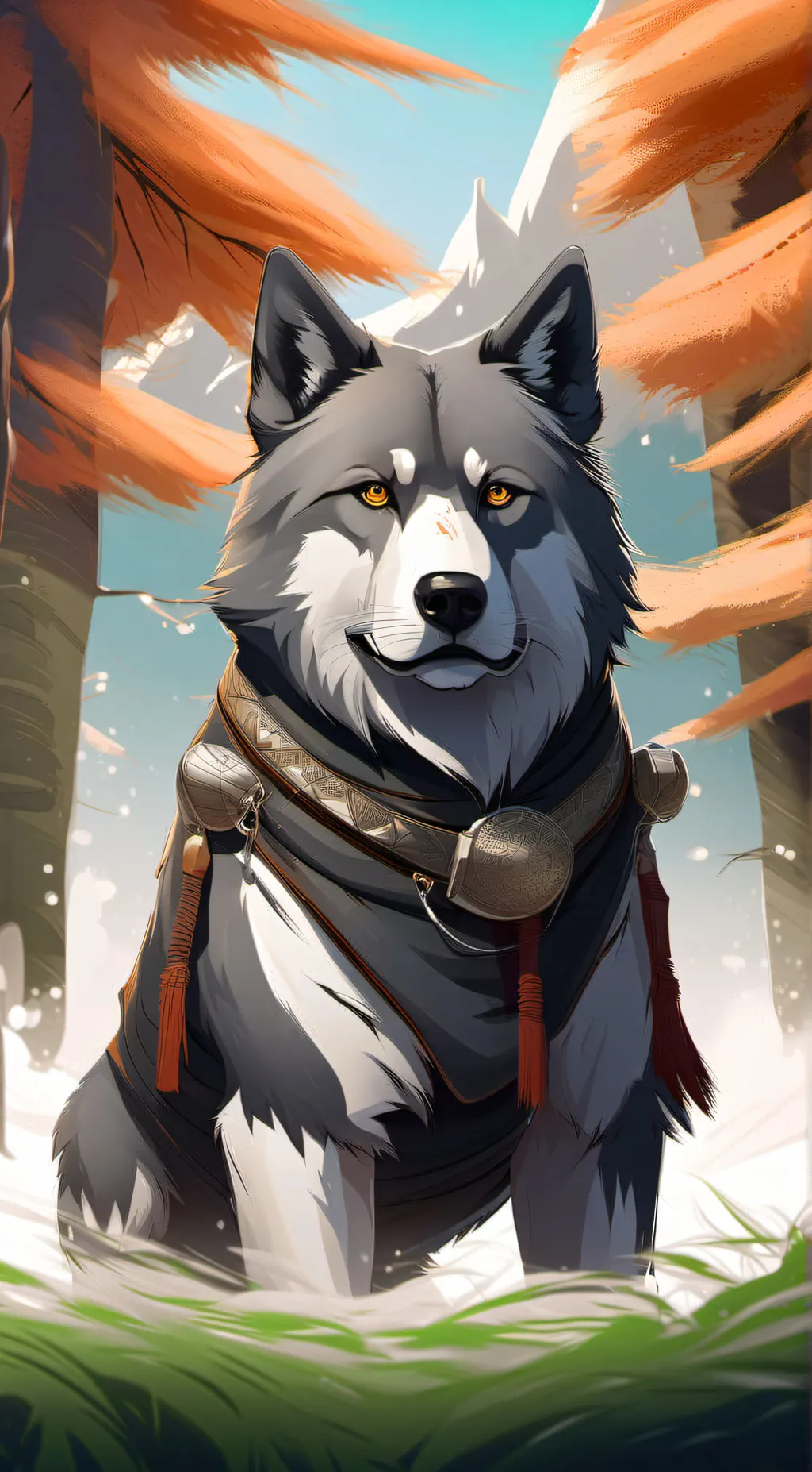 ai character: Luna background