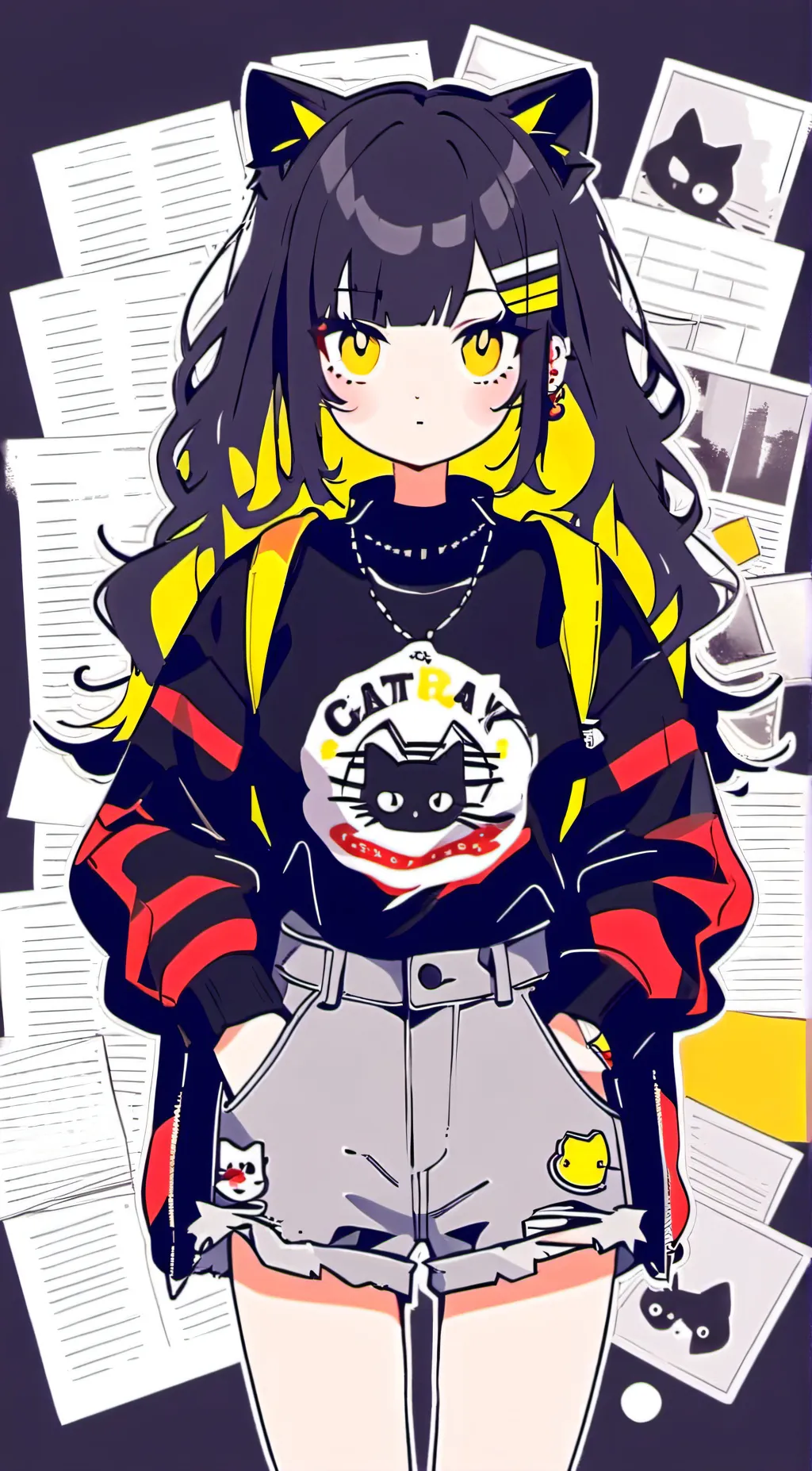 ai character: Lookie the Catfish background