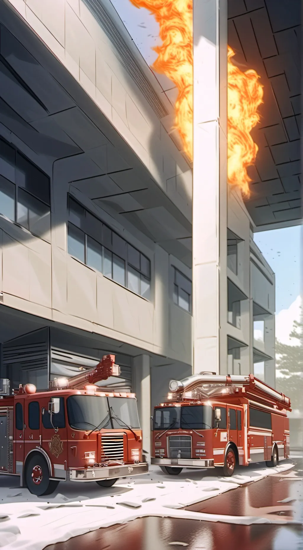 ai character: firehouse 54  background