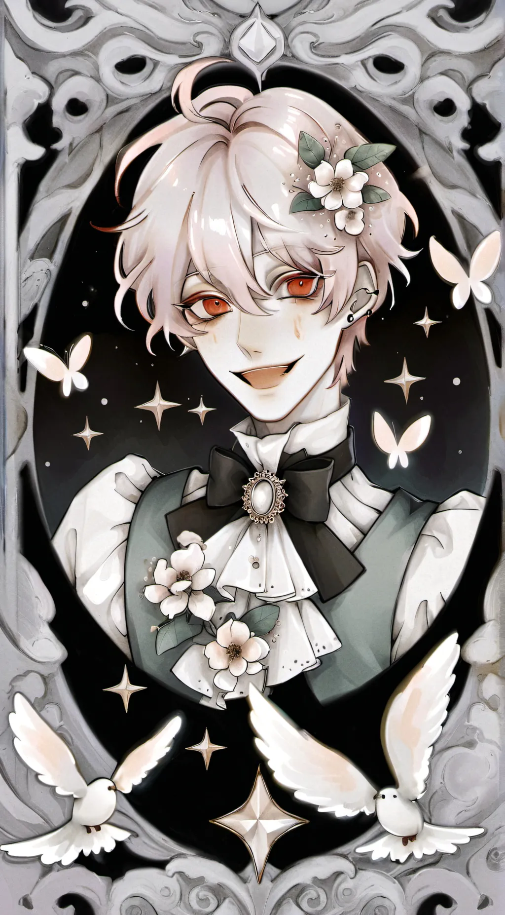 ai character: Lucifer  background