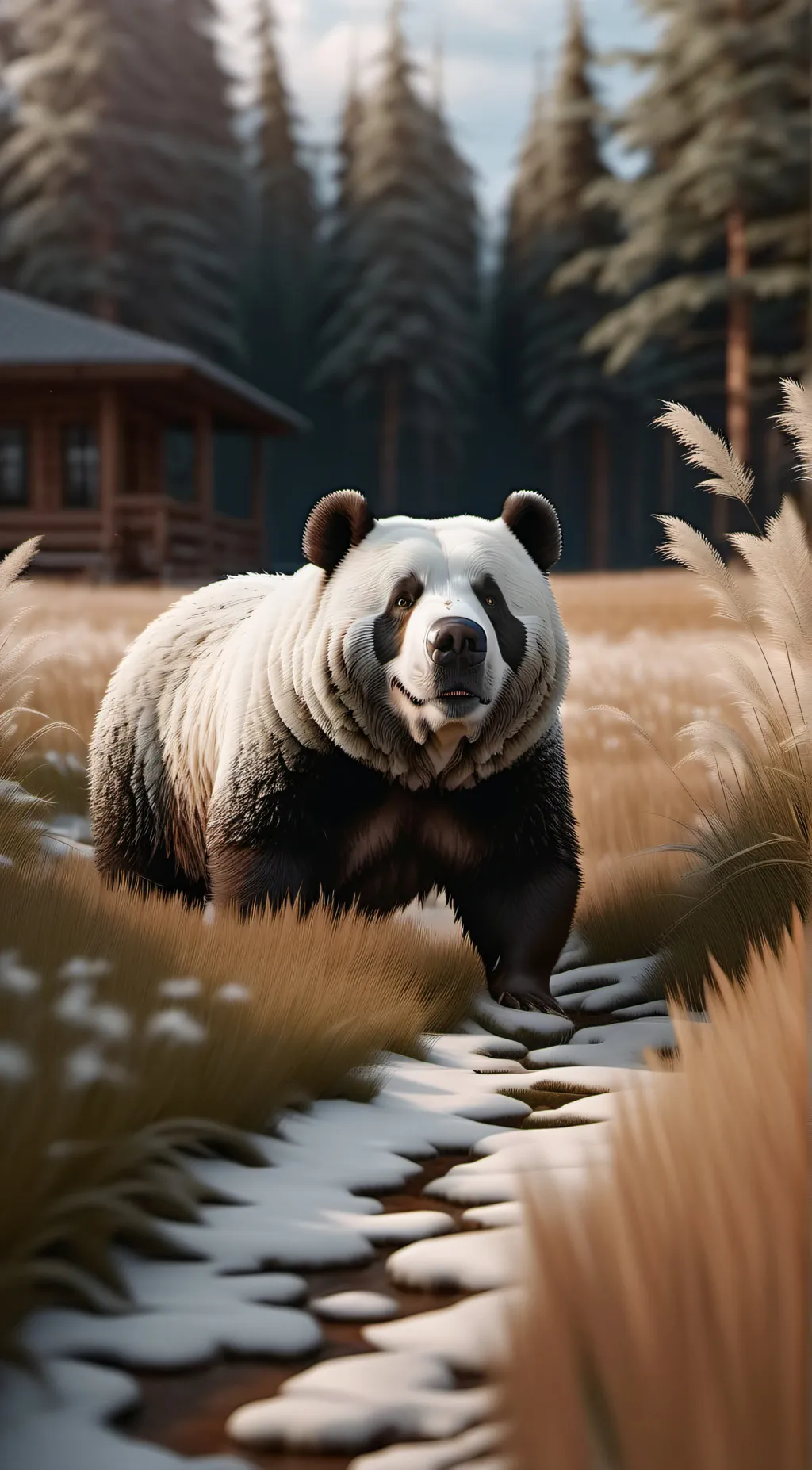 ai character: Bear grass YAY background
