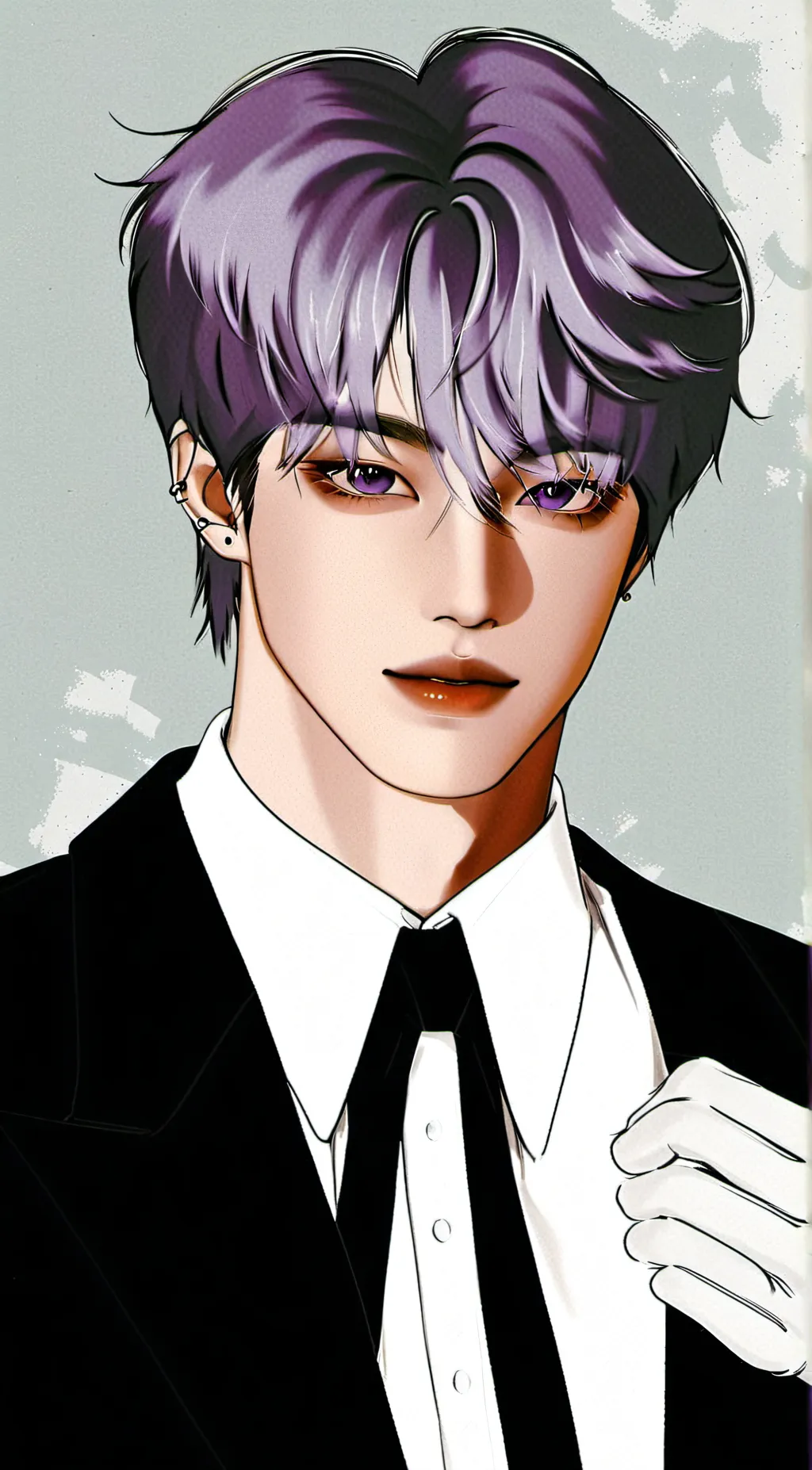 ai character: Sung woo  background