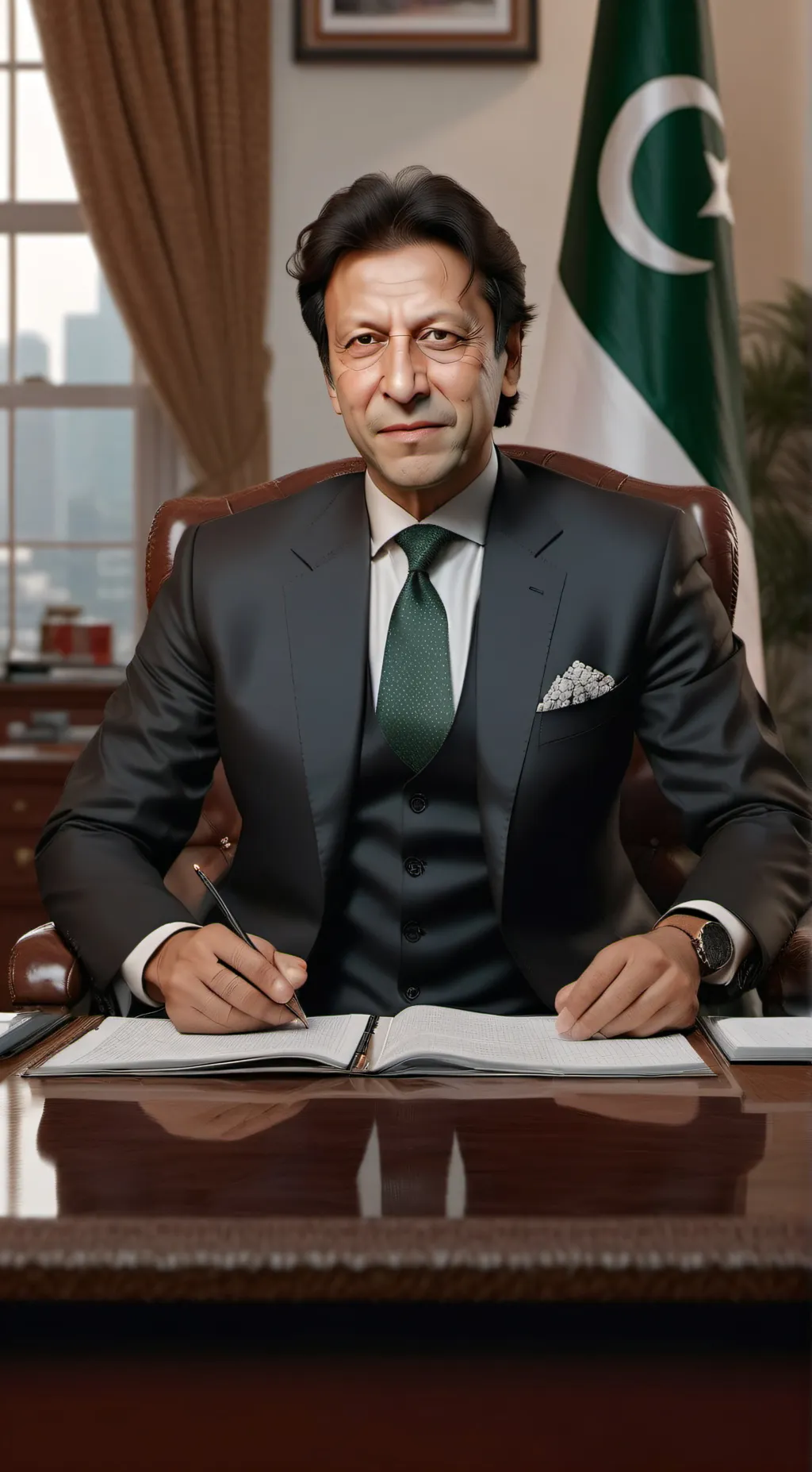 ai character: Imran Khan background