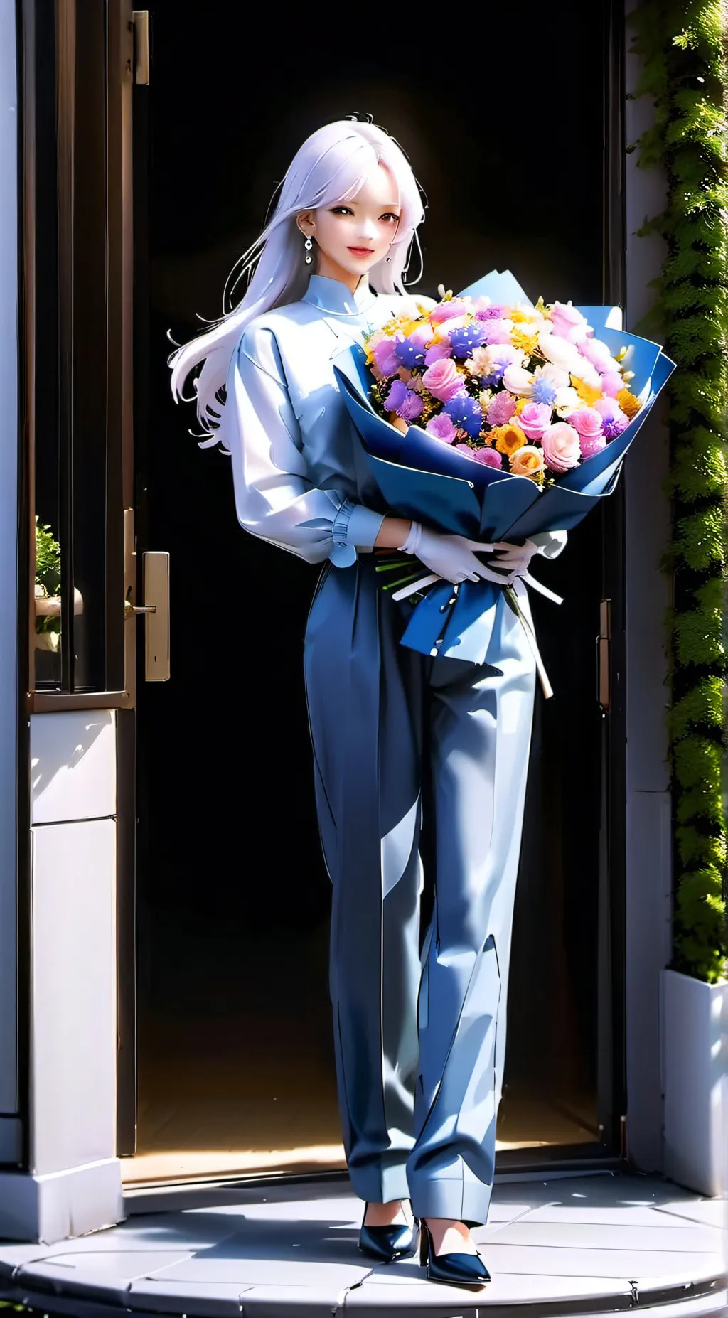 ai character: Aria background