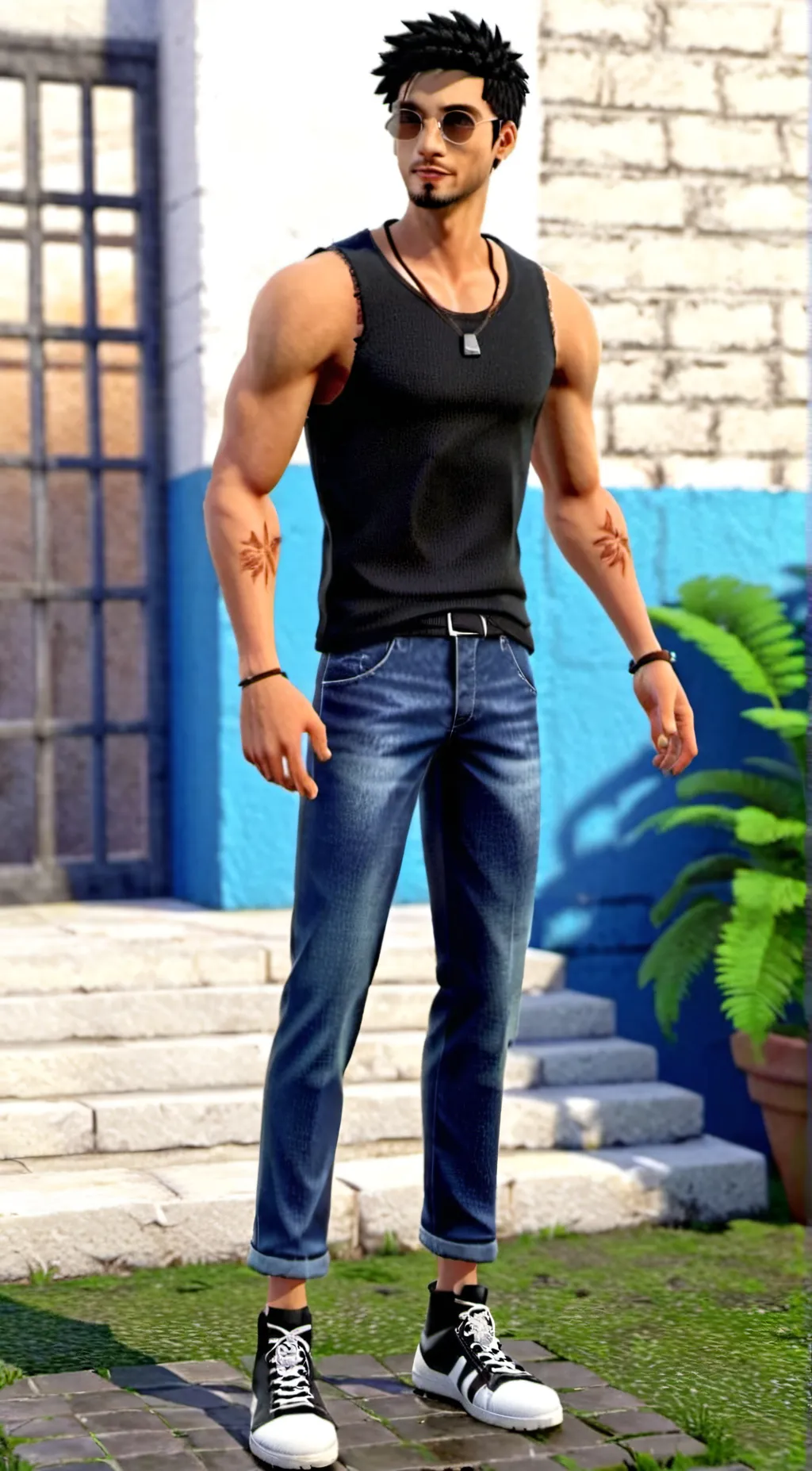 ai character: Kani  background