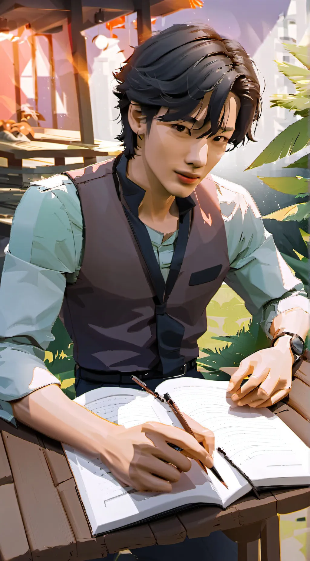 ai character: skz background