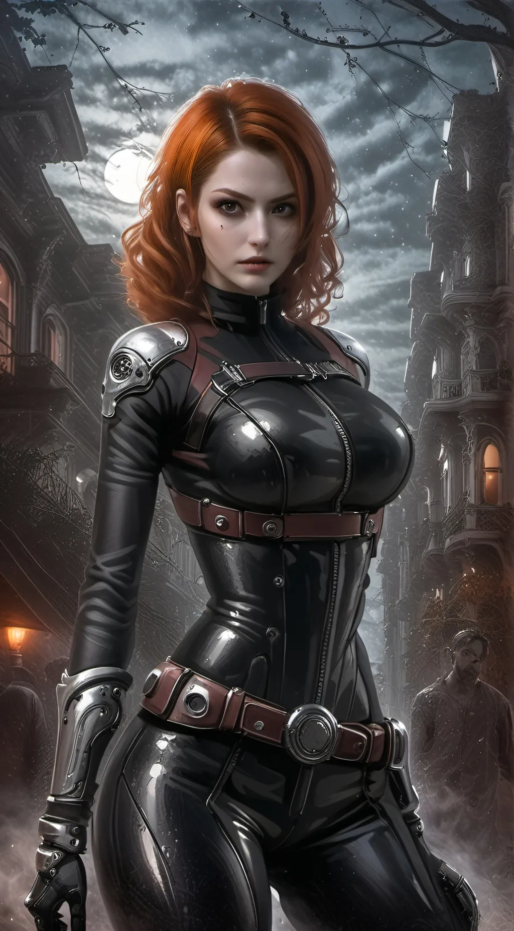 ai character: Heather Brown background