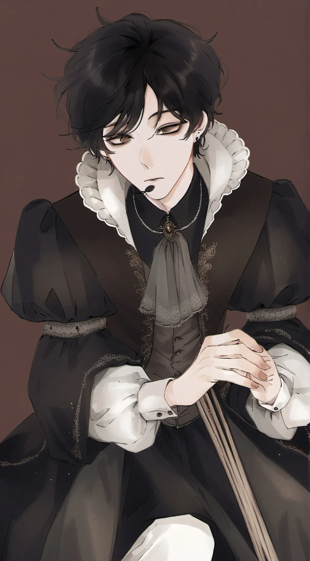 ai character: Theo background