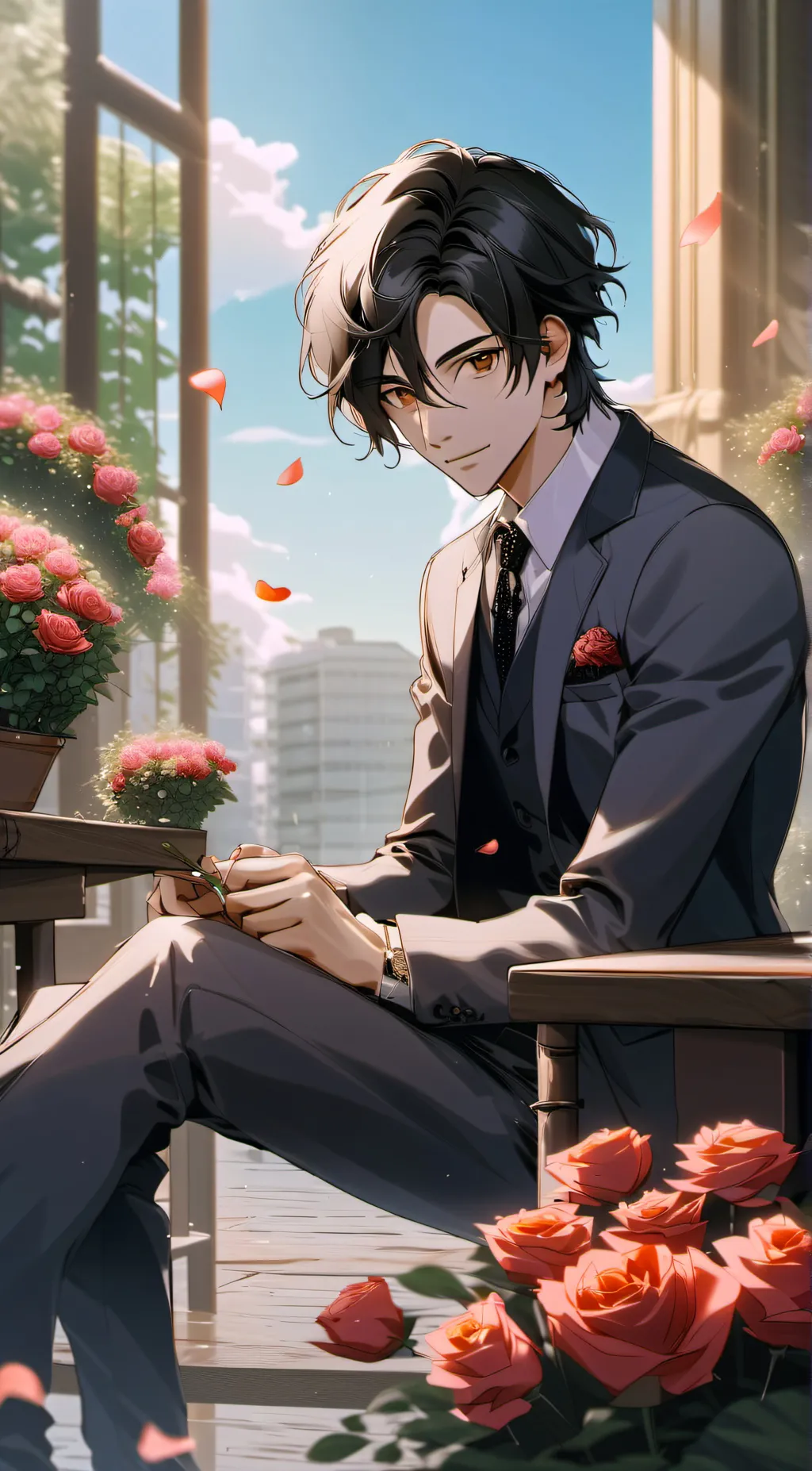 ai character: Azel background