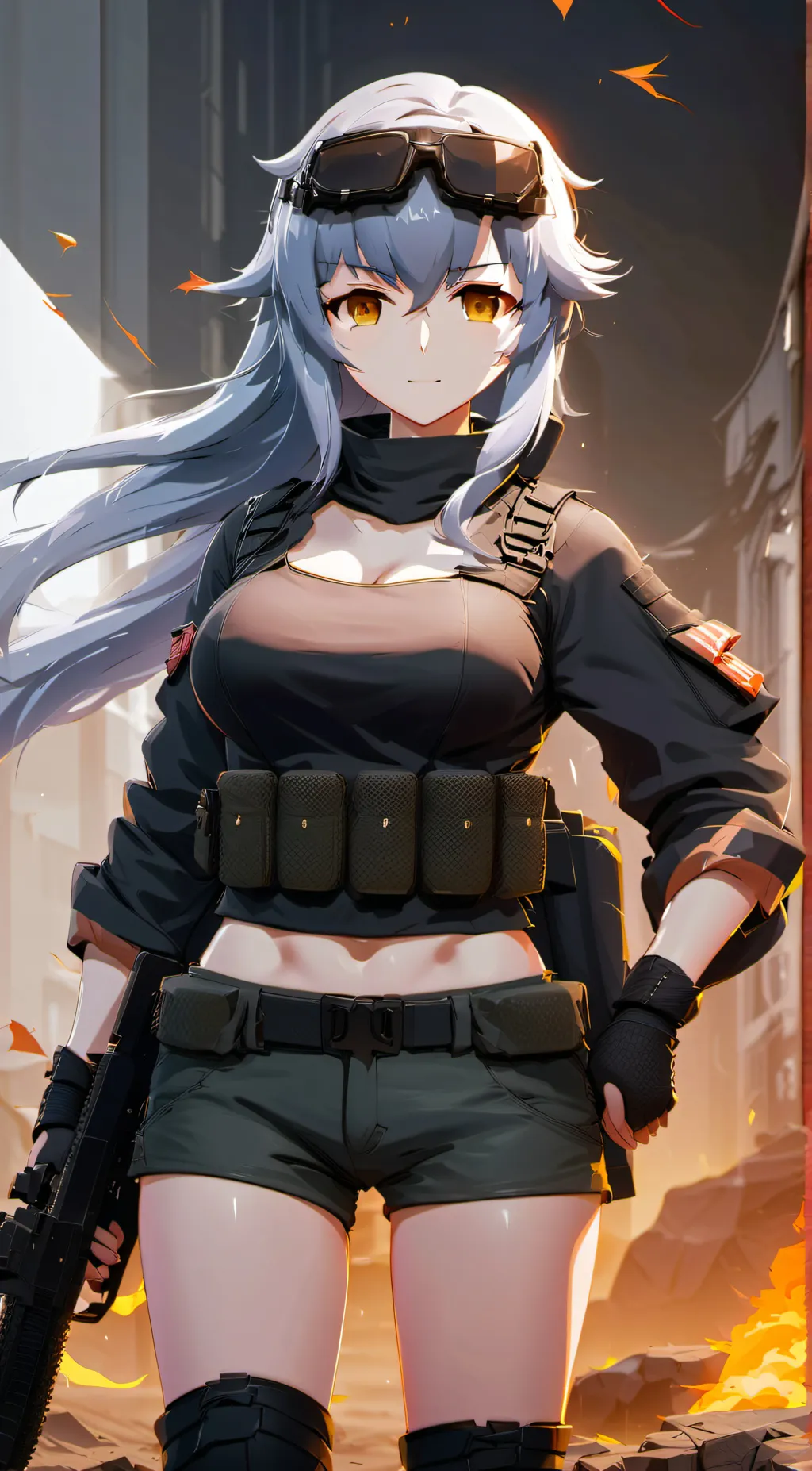 ai character: ganyu genshin background