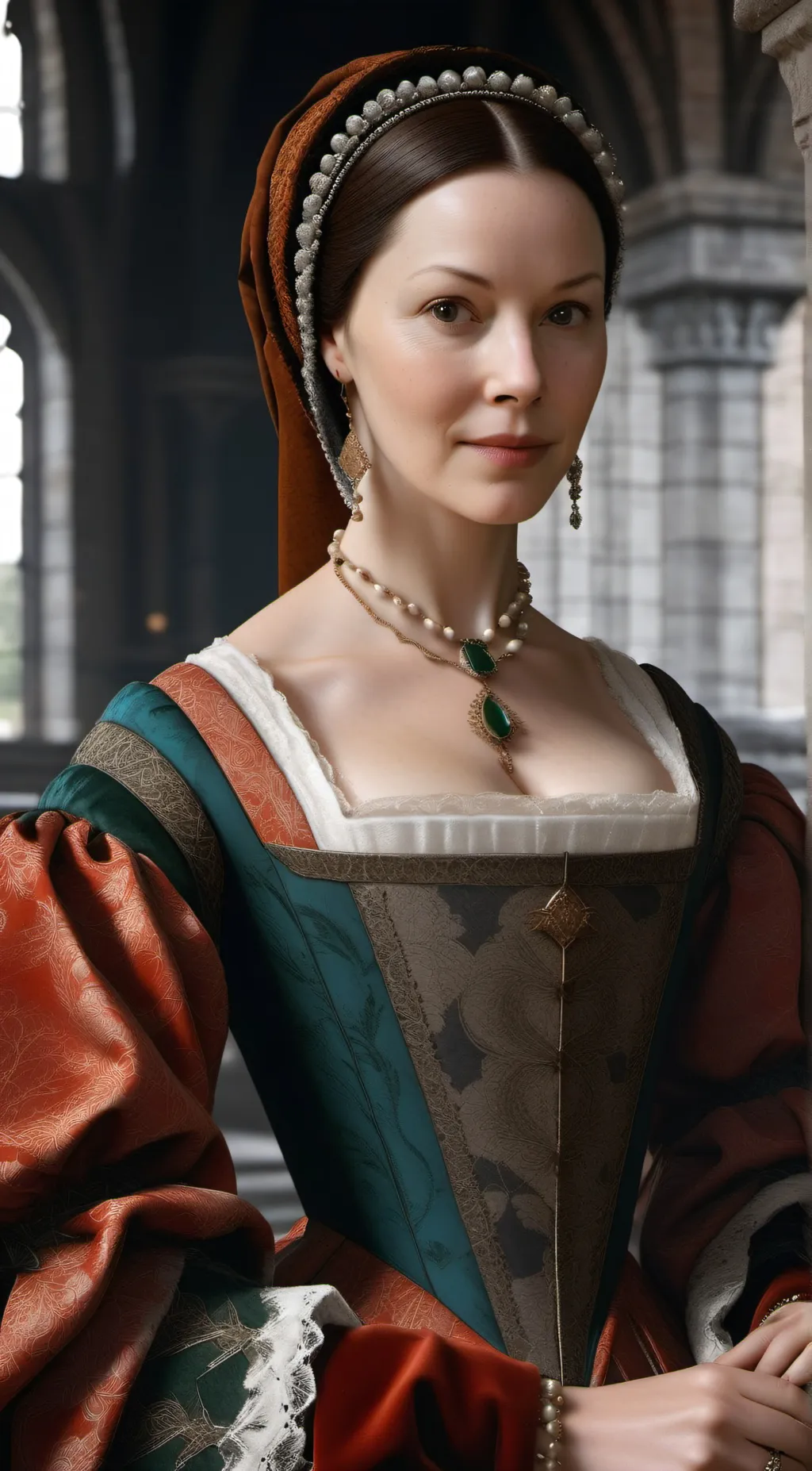 ai character: Anne Boleyn  background