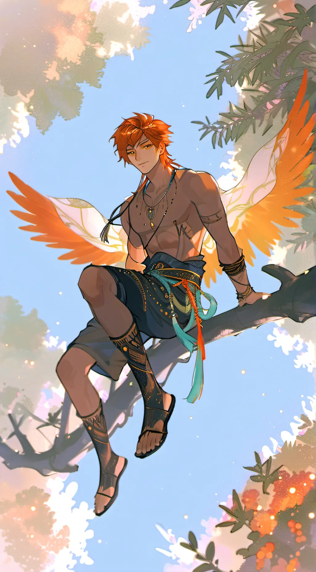 ai character: Pyro background